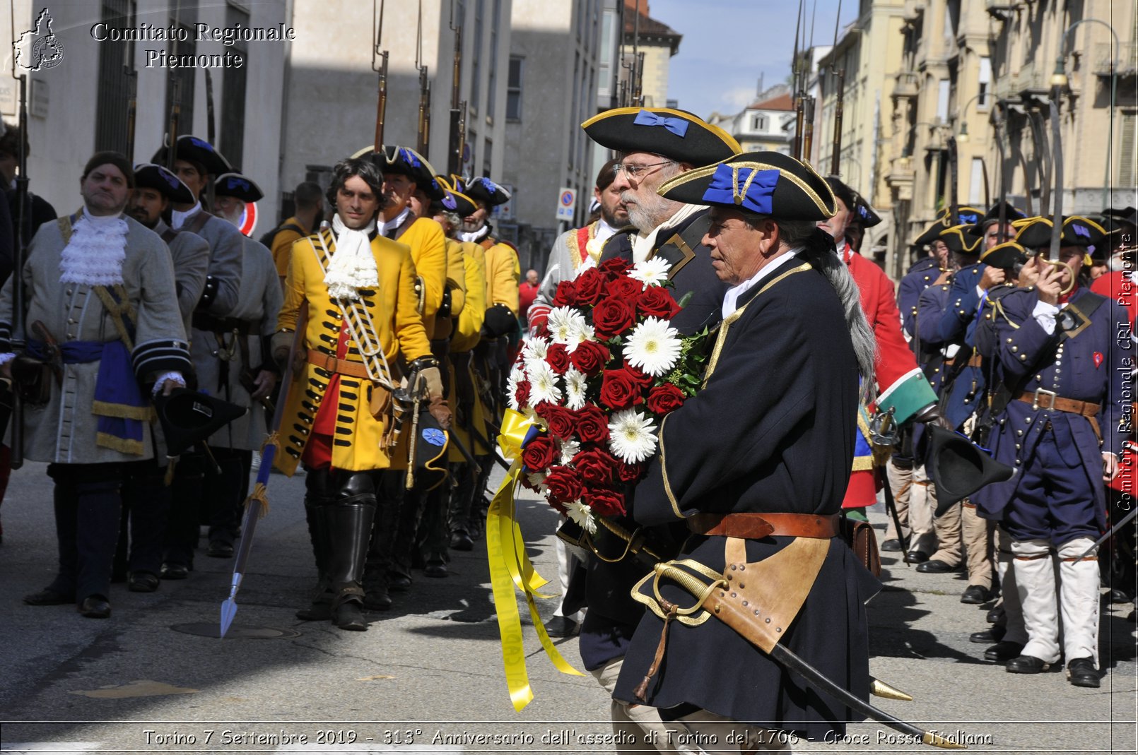 Torino 7 Settembre 2019 - 313 Anniversario dell'assedio di Torino del 1706 - Croce Rossa Italiana