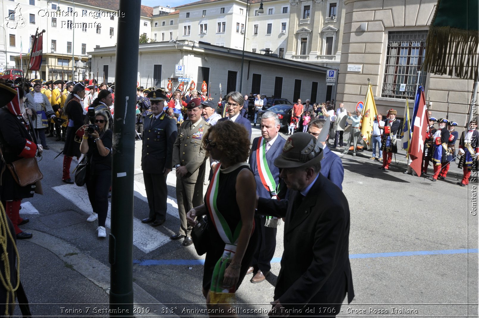 Torino 7 Settembre 2019 - 313 Anniversario dell'assedio di Torino del 1706 - Croce Rossa Italiana