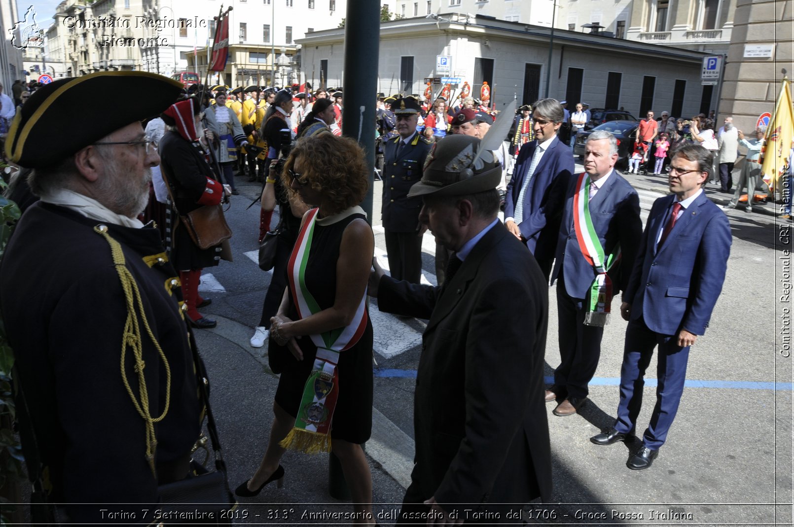 Torino 7 Settembre 2019 - 313 Anniversario dell'assedio di Torino del 1706 - Croce Rossa Italiana