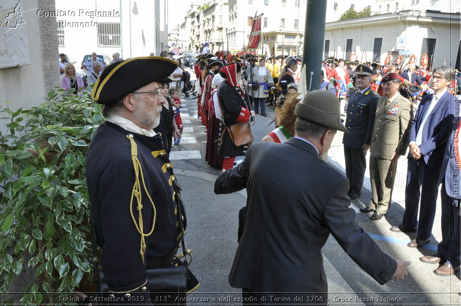 Torino 7 Settembre 2019 - 313 Anniversario dell'assedio di Torino del 1706 - Croce Rossa Italiana