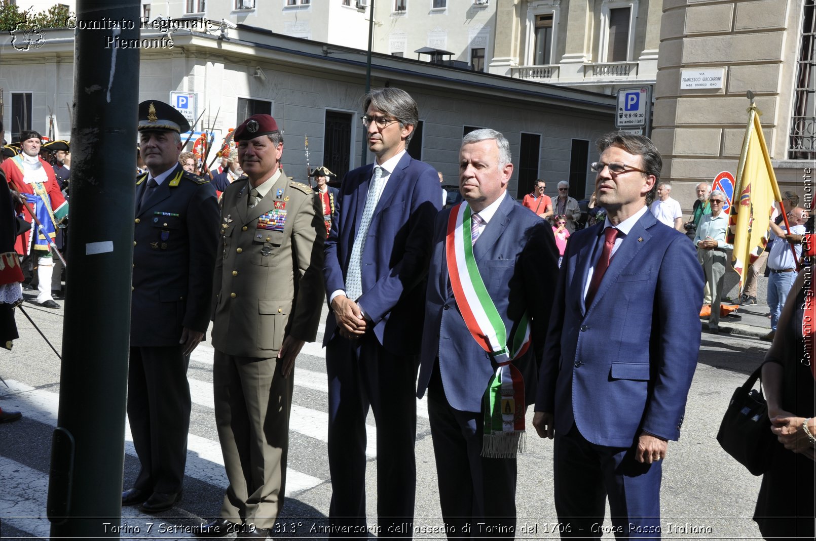 Torino 7 Settembre 2019 - 313 Anniversario dell'assedio di Torino del 1706 - Croce Rossa Italiana