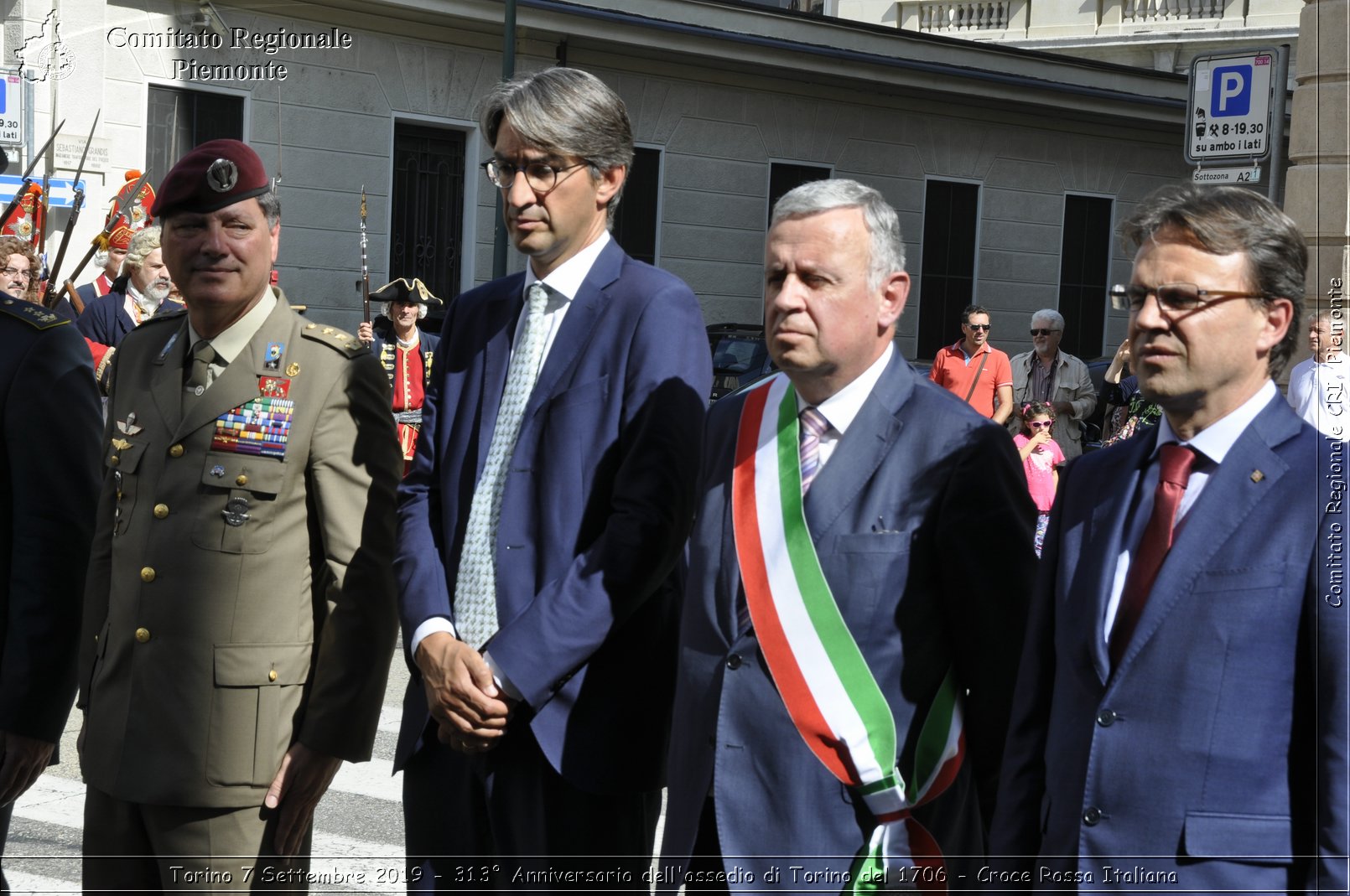 Torino 7 Settembre 2019 - 313 Anniversario dell'assedio di Torino del 1706 - Croce Rossa Italiana