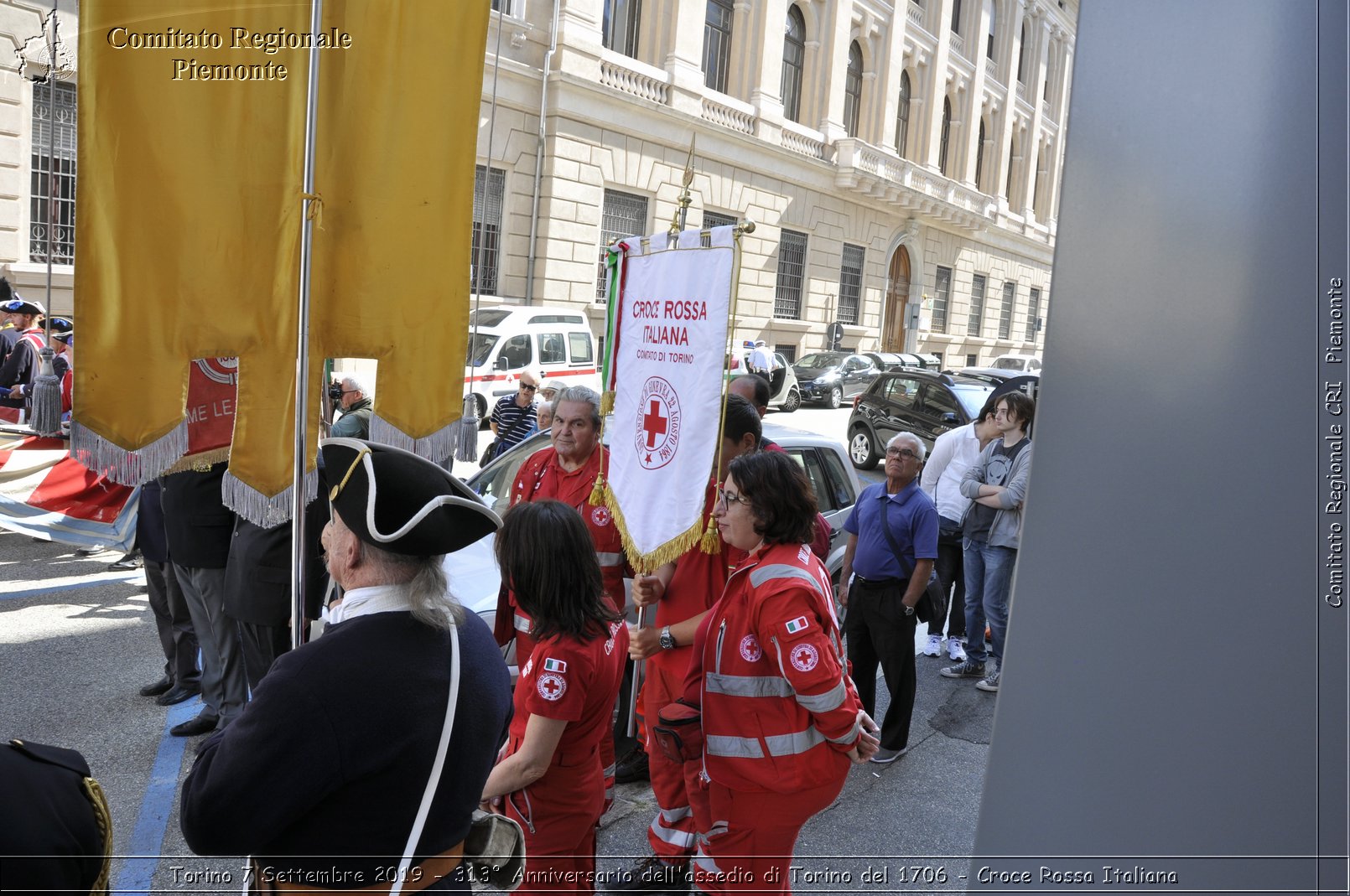 Torino 7 Settembre 2019 - 313 Anniversario dell'assedio di Torino del 1706 - Croce Rossa Italiana