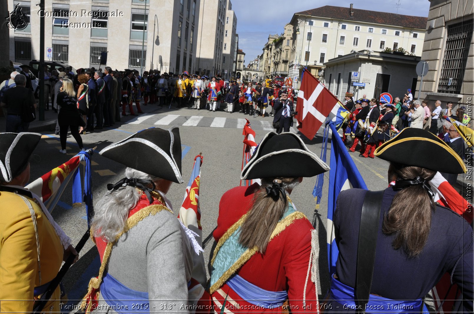 Torino 7 Settembre 2019 - 313 Anniversario dell'assedio di Torino del 1706 - Croce Rossa Italiana