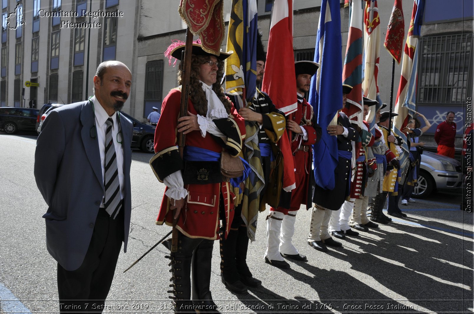 Torino 7 Settembre 2019 - 313 Anniversario dell'assedio di Torino del 1706 - Croce Rossa Italiana