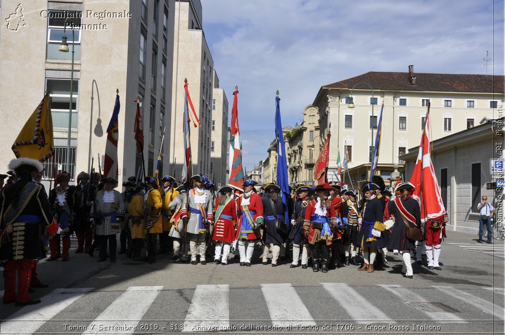 Torino 7 Settembre 2019 - 313 Anniversario dell'assedio di Torino del 1706 - Croce Rossa Italiana