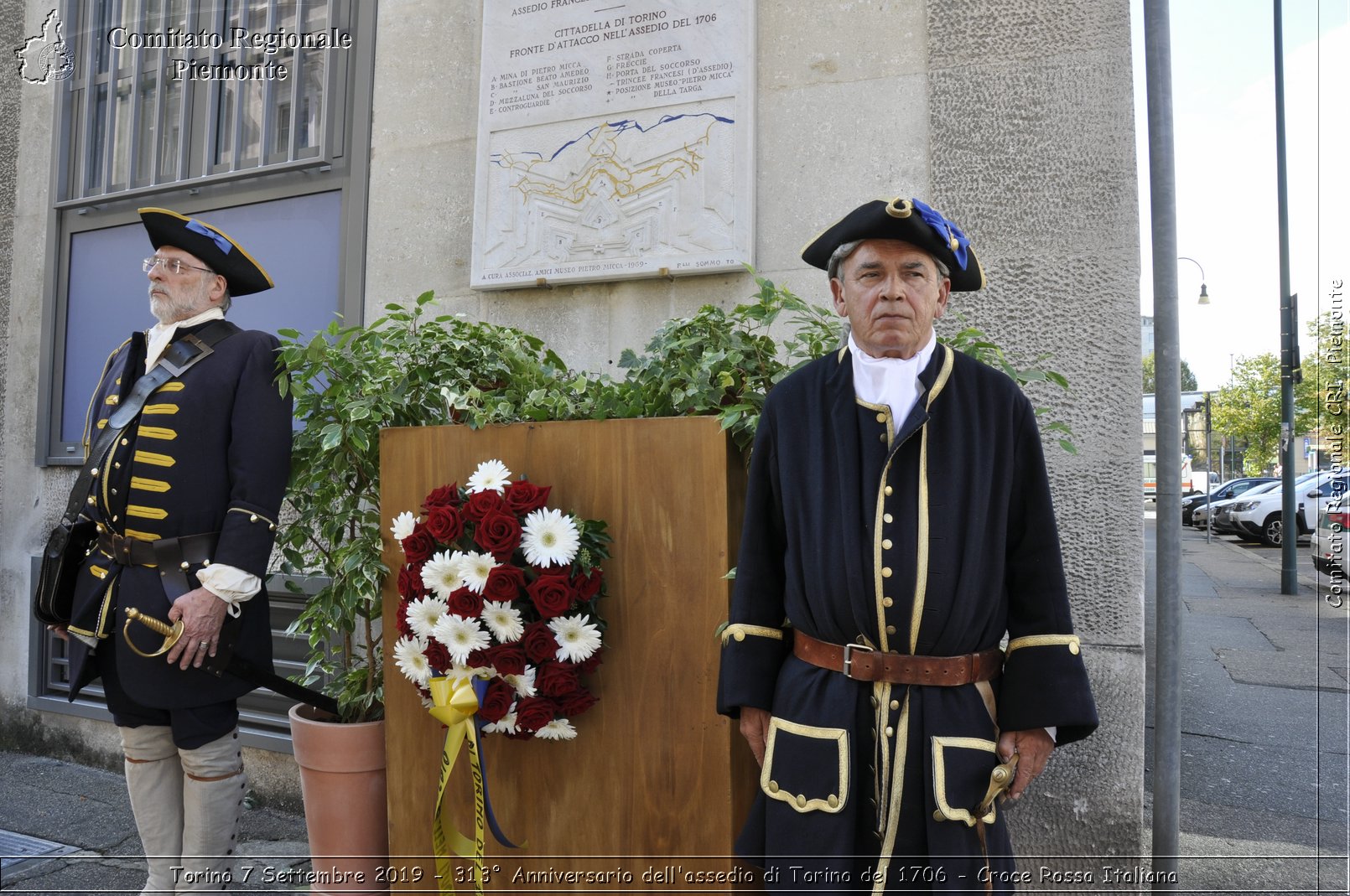 Torino 7 Settembre 2019 - 313 Anniversario dell'assedio di Torino del 1706 - Croce Rossa Italiana