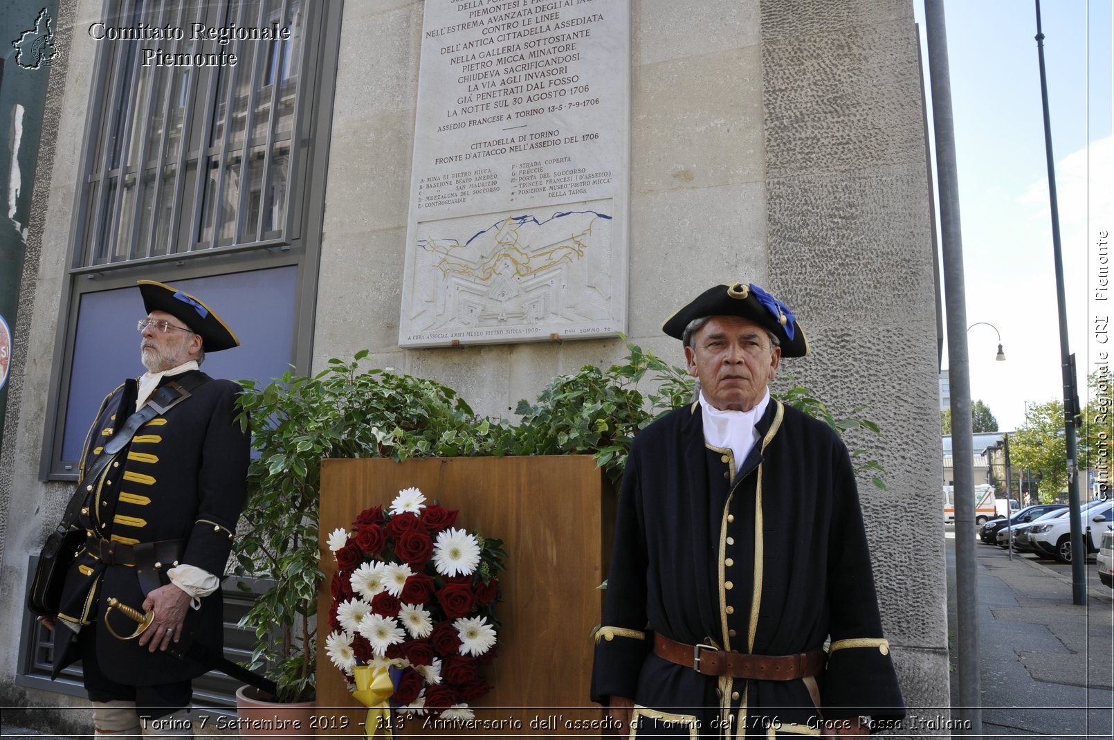 Torino 7 Settembre 2019 - 313 Anniversario dell'assedio di Torino del 1706 - Croce Rossa Italiana