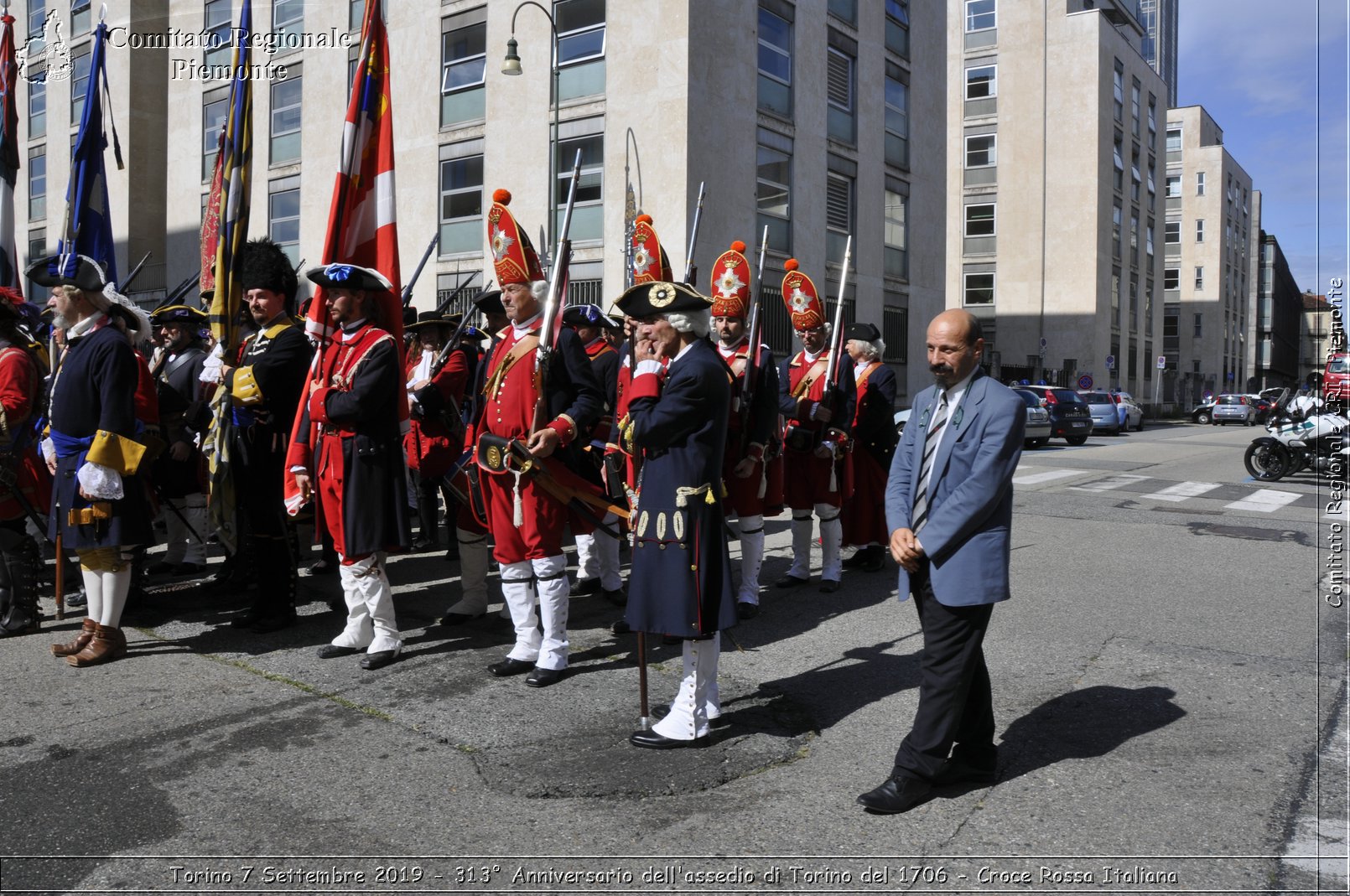 Torino 7 Settembre 2019 - 313 Anniversario dell'assedio di Torino del 1706 - Croce Rossa Italiana