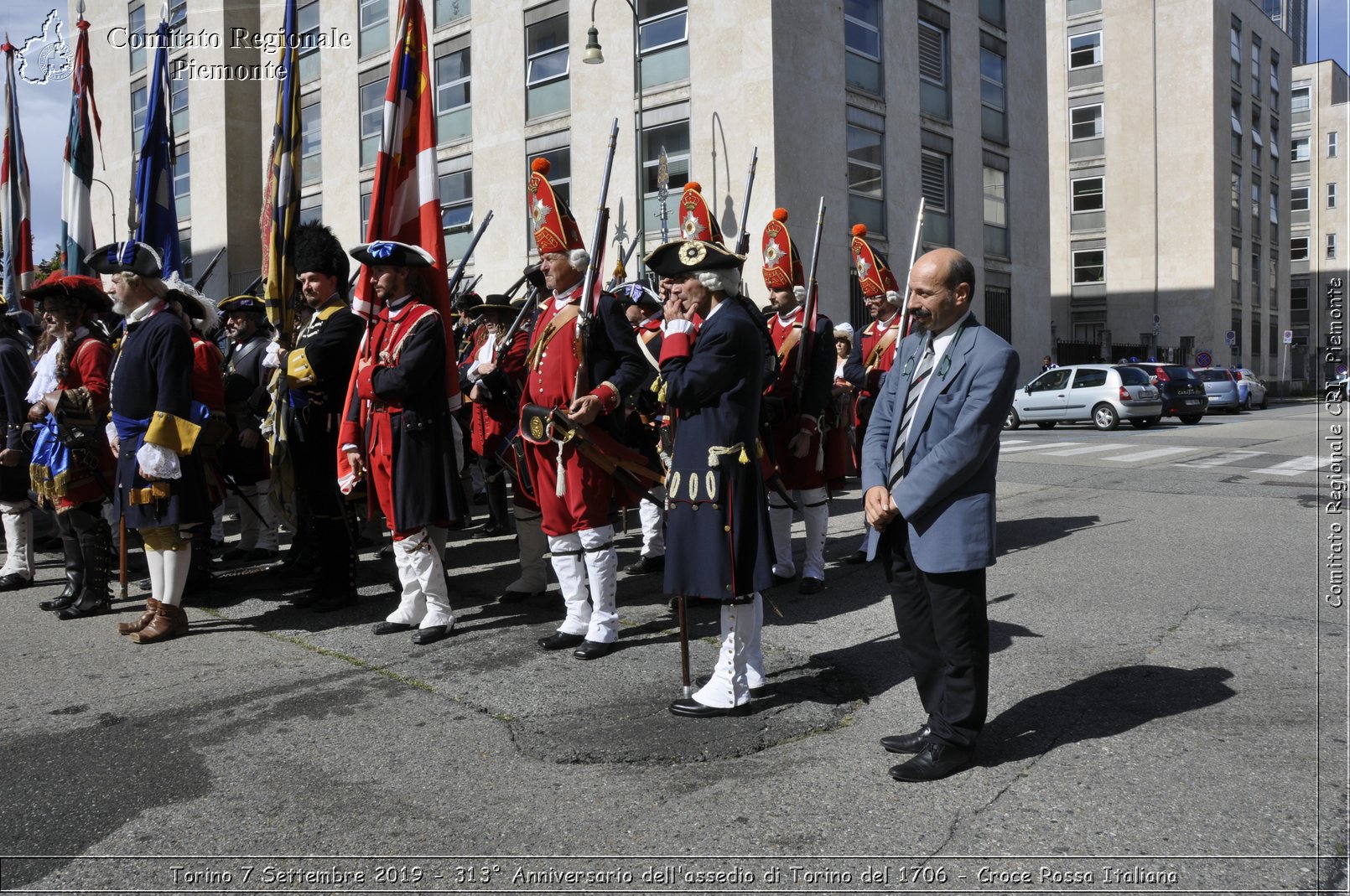 Torino 7 Settembre 2019 - 313 Anniversario dell'assedio di Torino del 1706 - Croce Rossa Italiana