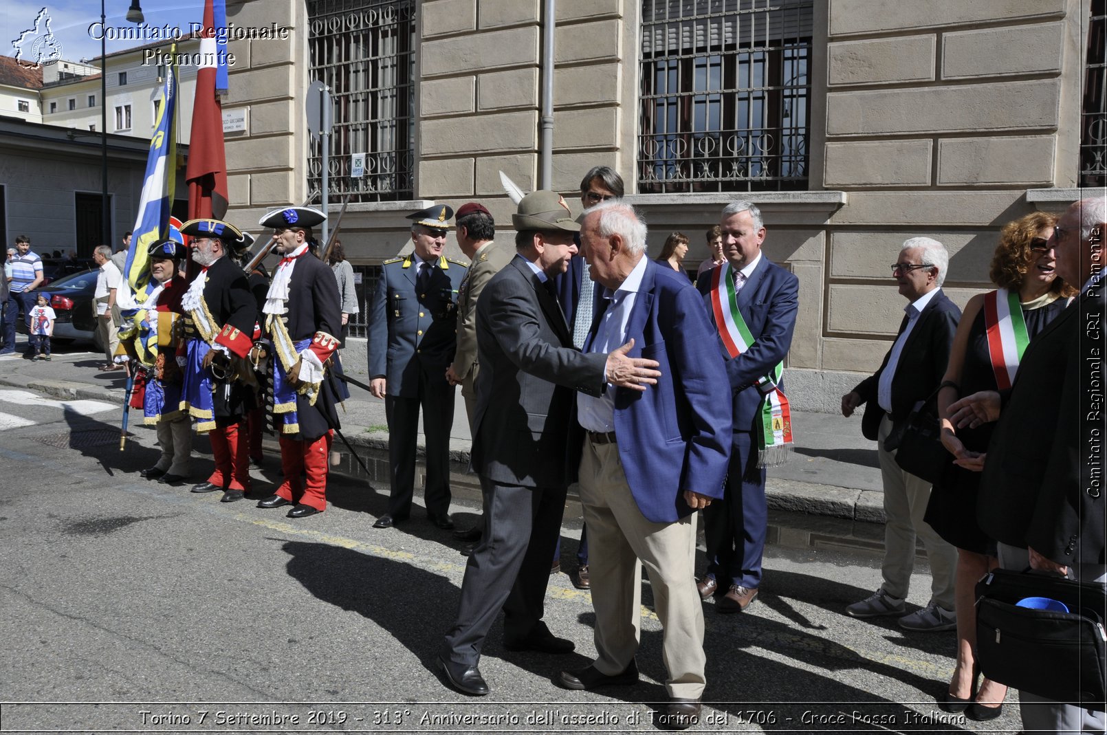 Torino 7 Settembre 2019 - 313 Anniversario dell'assedio di Torino del 1706 - Croce Rossa Italiana