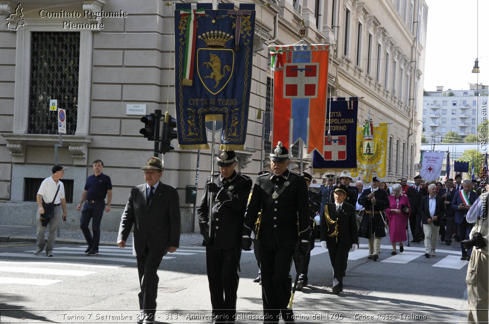 Torino 7 Settembre 2019 - 313 Anniversario dell'assedio di Torino del 1706 - Croce Rossa Italiana