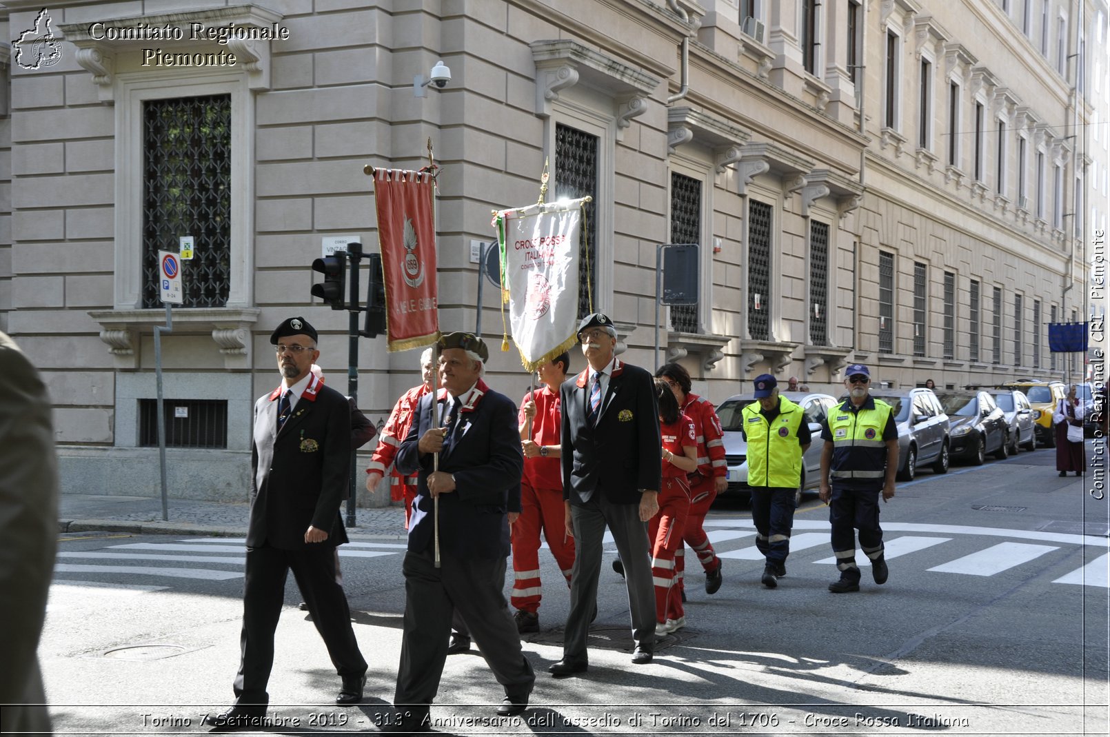 Torino 7 Settembre 2019 - 313 Anniversario dell'assedio di Torino del 1706 - Croce Rossa Italiana