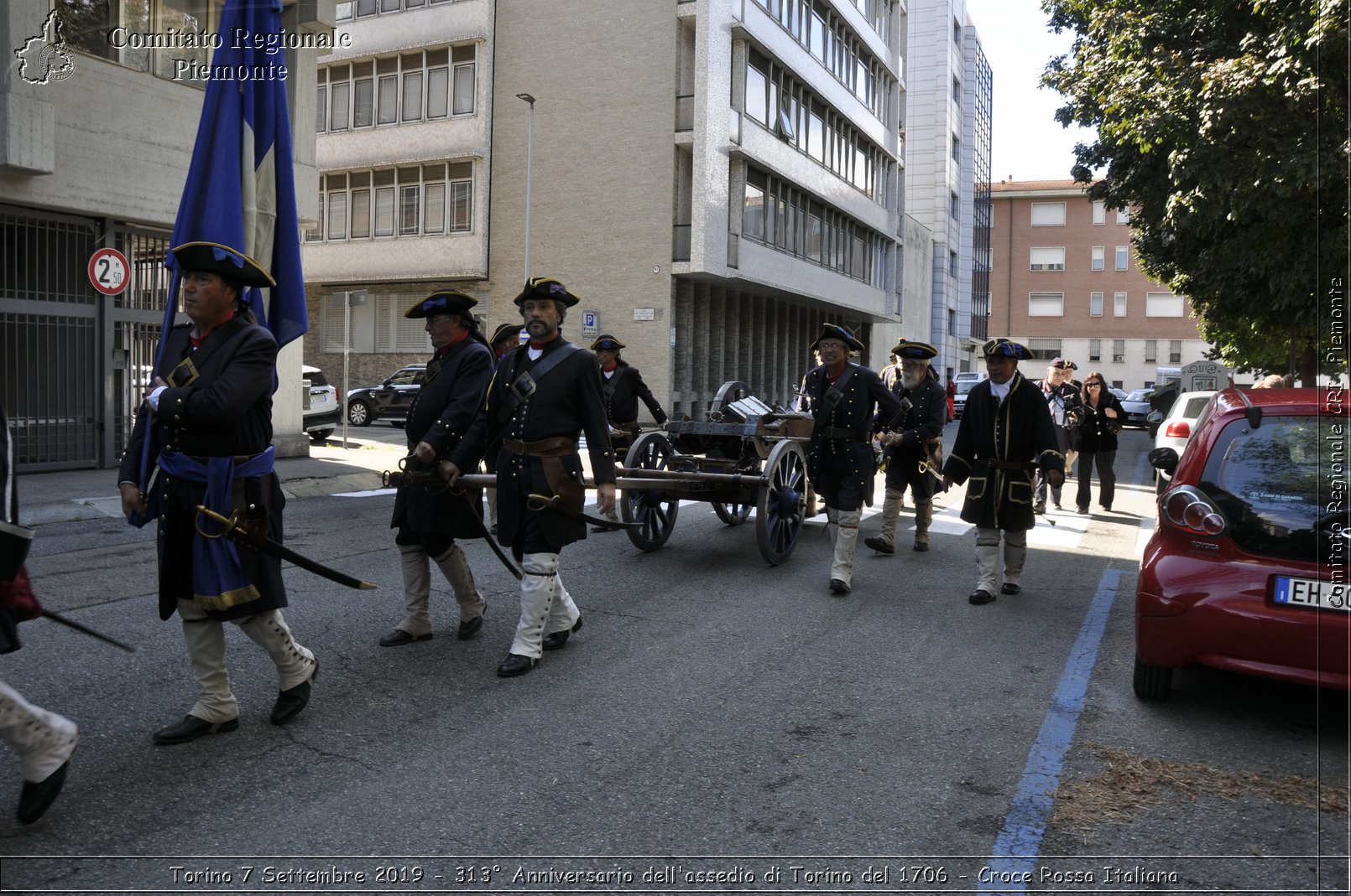 Torino 7 Settembre 2019 - 313 Anniversario dell'assedio di Torino del 1706 - Croce Rossa Italiana