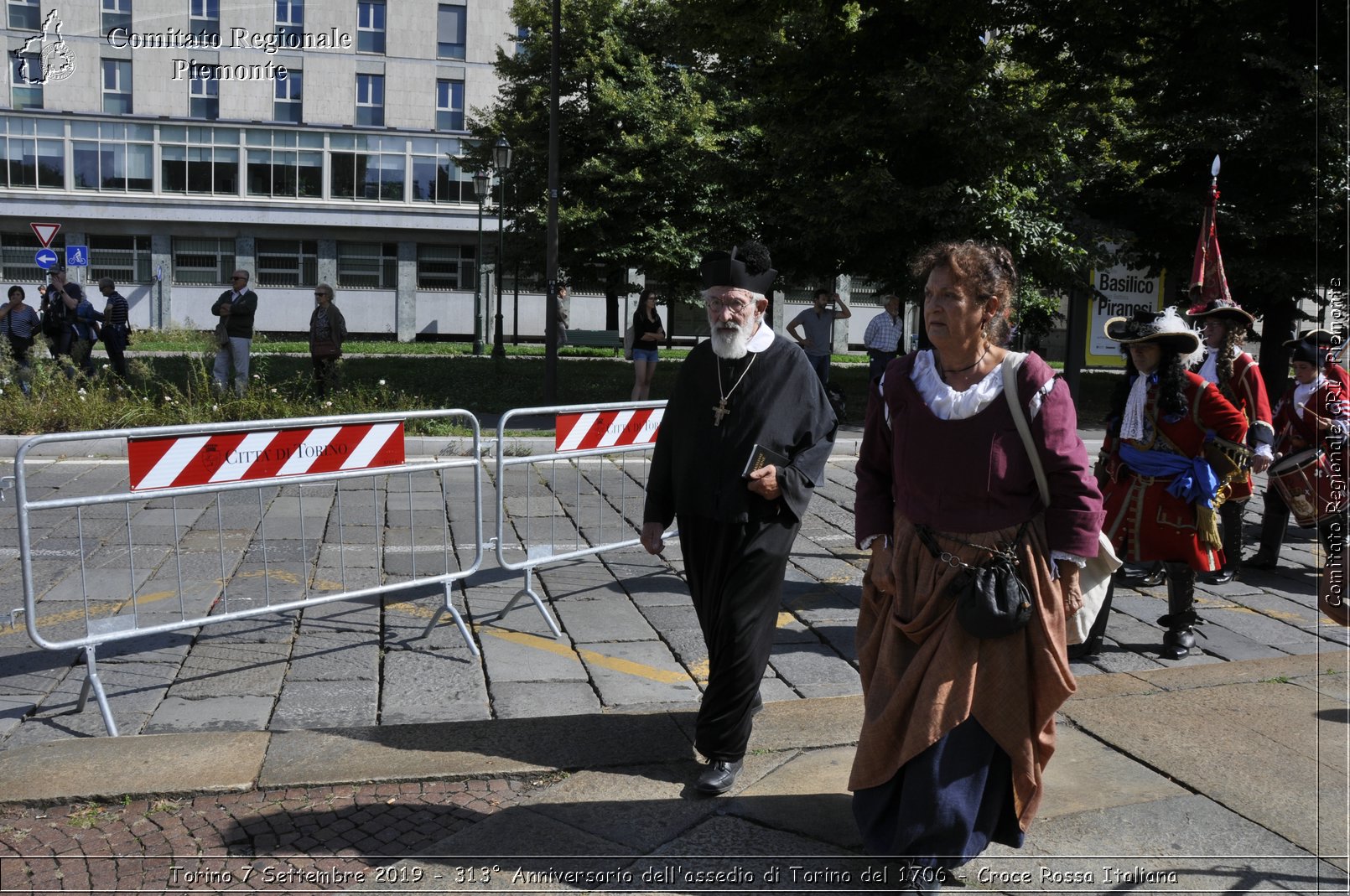 Torino 7 Settembre 2019 - 313 Anniversario dell'assedio di Torino del 1706 - Croce Rossa Italiana