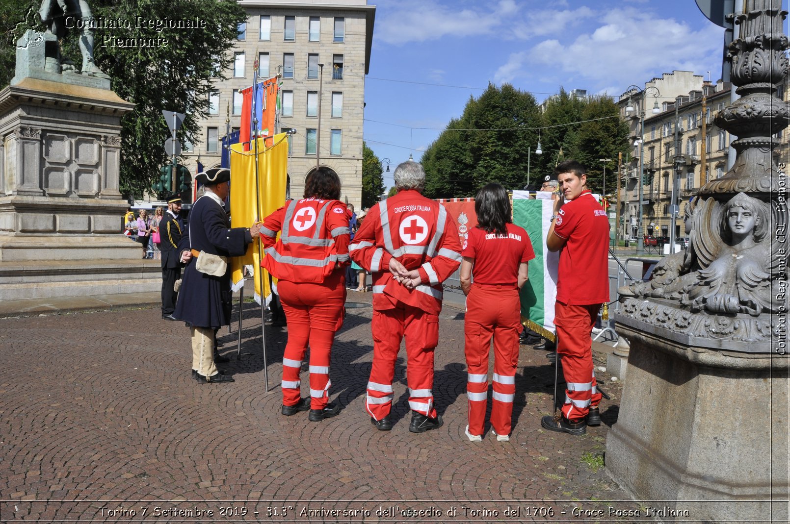 Torino 7 Settembre 2019 - 313 Anniversario dell'assedio di Torino del 1706 - Croce Rossa Italiana