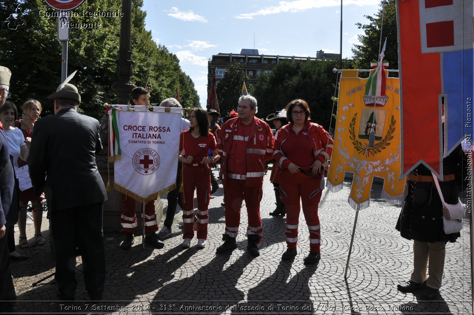 Torino 7 Settembre 2019 - 313 Anniversario dell'assedio di Torino del 1706 - Croce Rossa Italiana