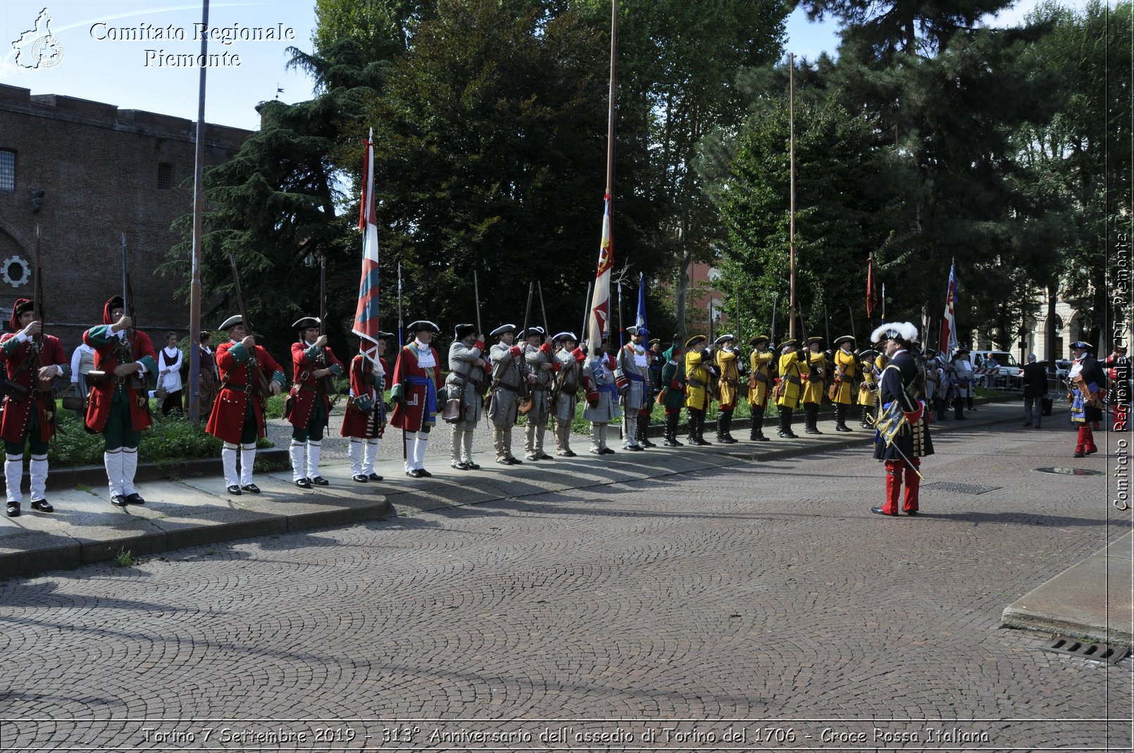 Torino 7 Settembre 2019 - 313 Anniversario dell'assedio di Torino del 1706 - Croce Rossa Italiana