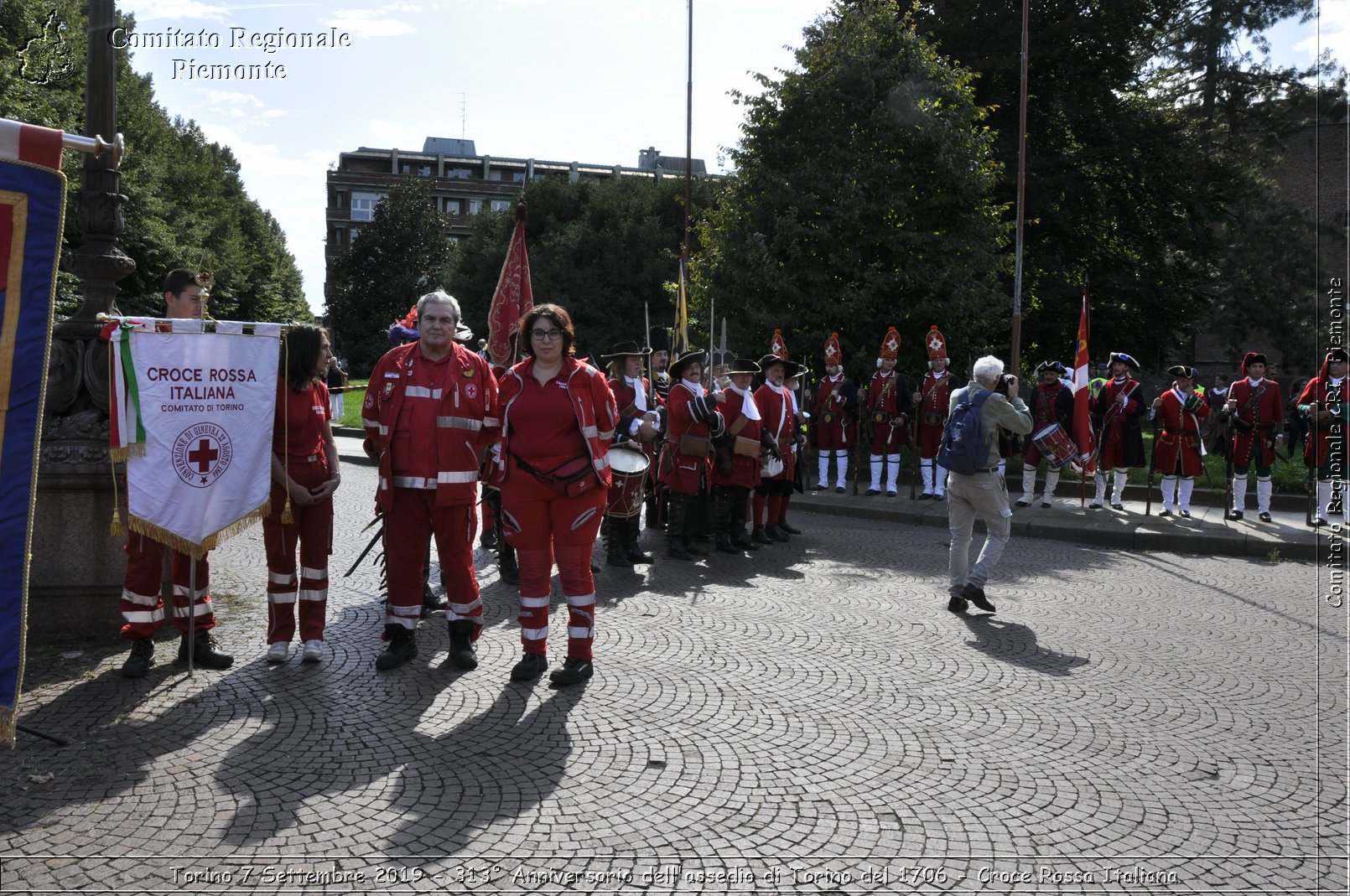 Torino 7 Settembre 2019 - 313 Anniversario dell'assedio di Torino del 1706 - Croce Rossa Italiana