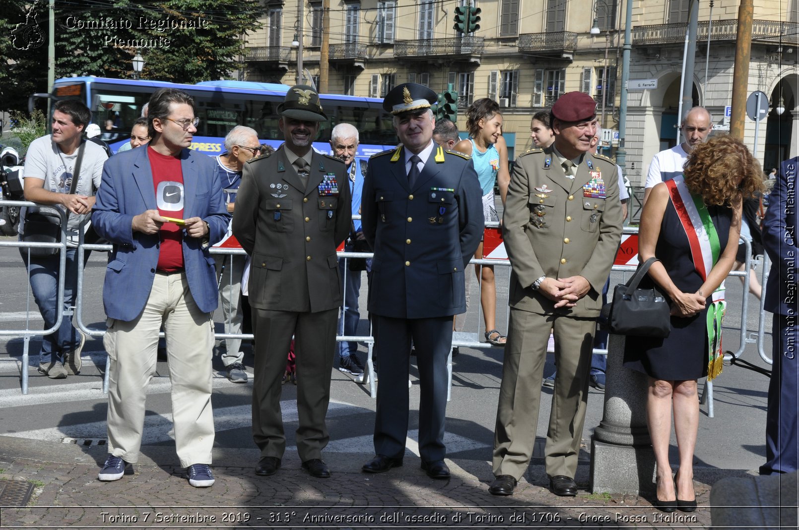 Torino 7 Settembre 2019 - 313 Anniversario dell'assedio di Torino del 1706 - Croce Rossa Italiana