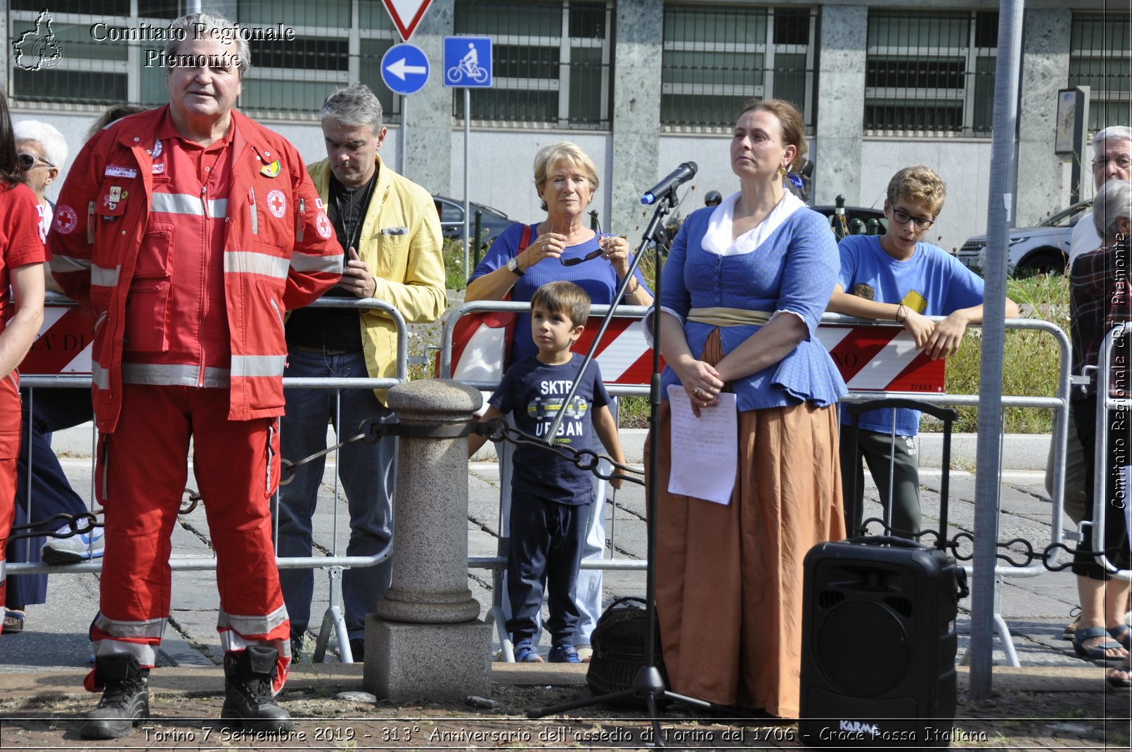 Torino 7 Settembre 2019 - 313 Anniversario dell'assedio di Torino del 1706 - Croce Rossa Italiana