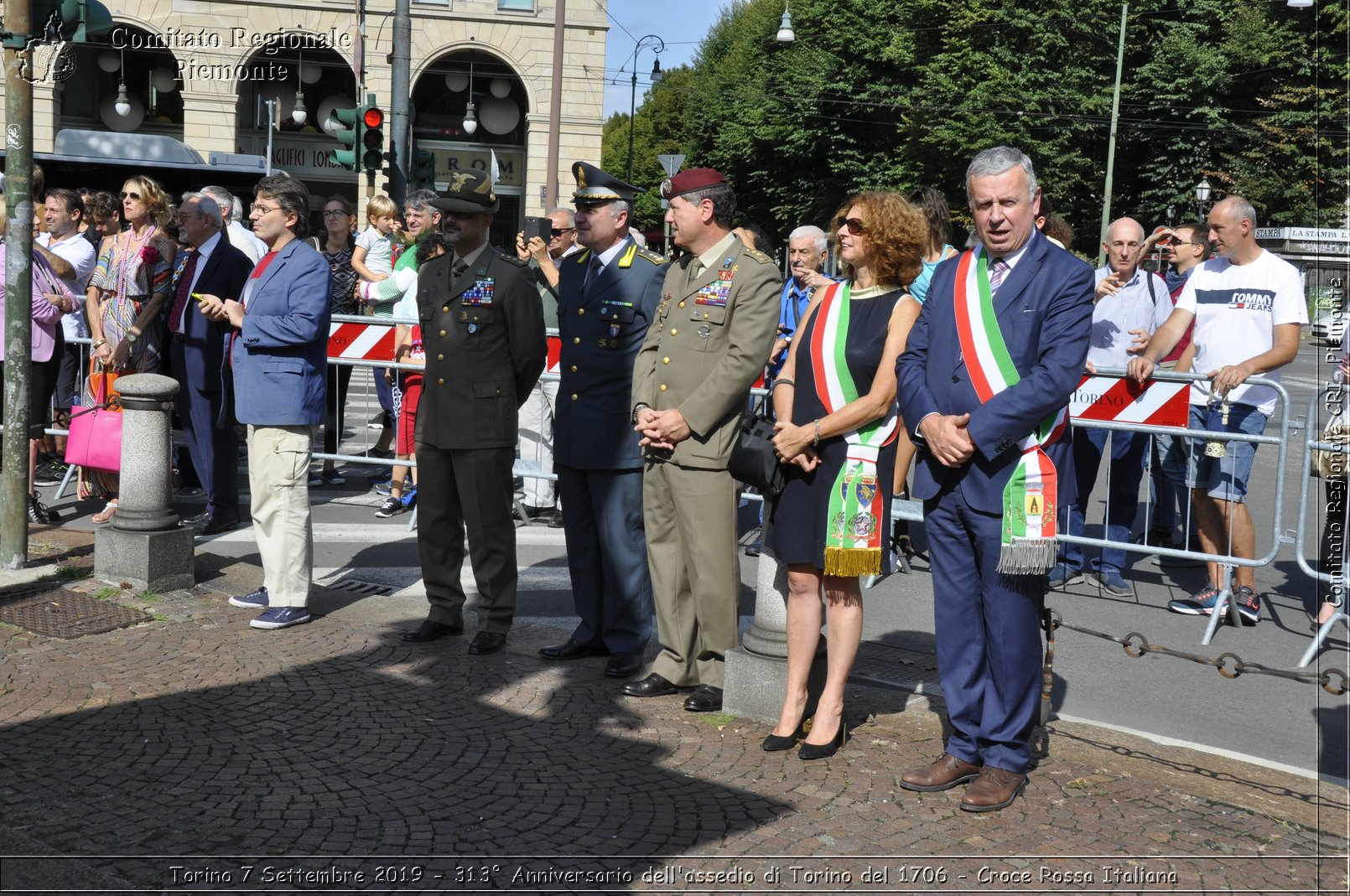 Torino 7 Settembre 2019 - 313 Anniversario dell'assedio di Torino del 1706 - Croce Rossa Italiana