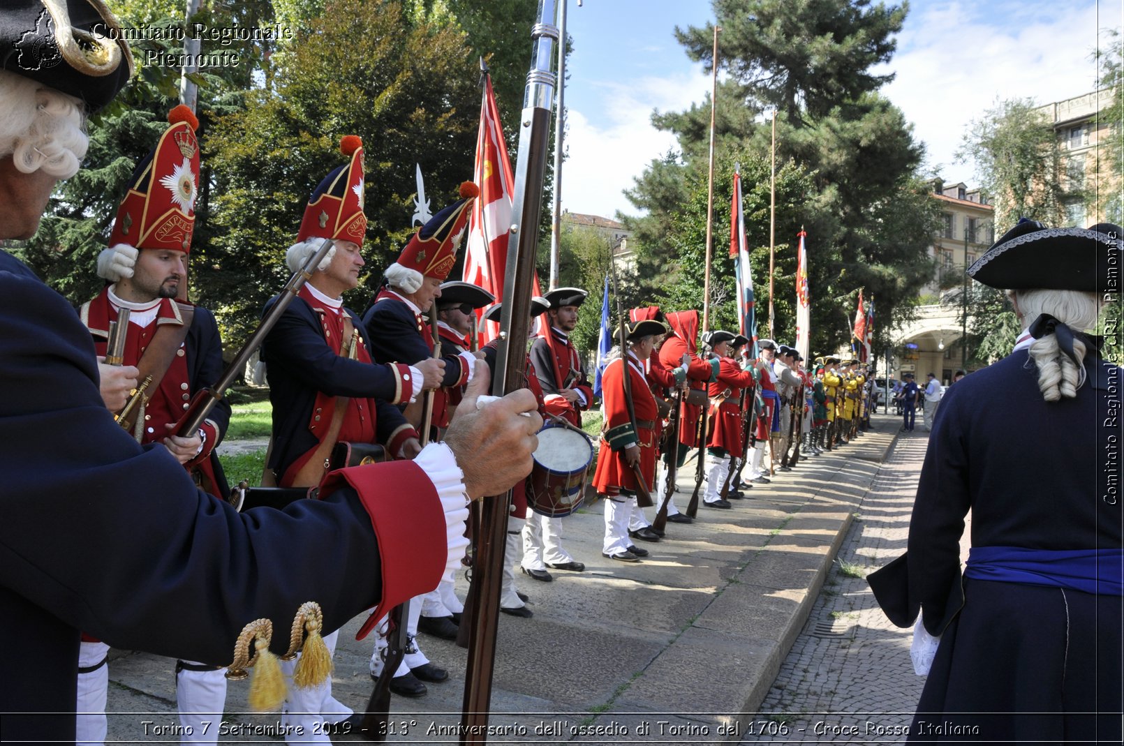 Torino 7 Settembre 2019 - 313 Anniversario dell'assedio di Torino del 1706 - Croce Rossa Italiana