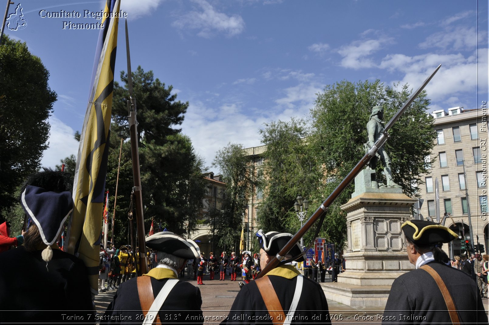 Torino 7 Settembre 2019 - 313 Anniversario dell'assedio di Torino del 1706 - Croce Rossa Italiana