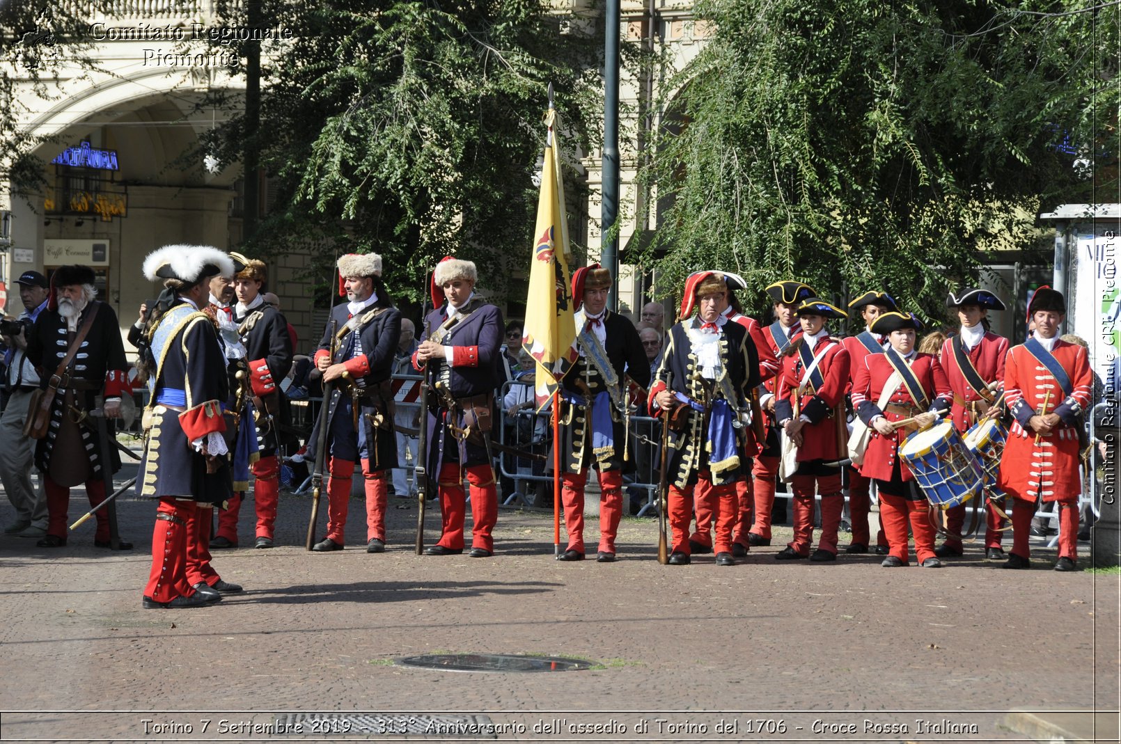 Torino 7 Settembre 2019 - 313 Anniversario dell'assedio di Torino del 1706 - Croce Rossa Italiana