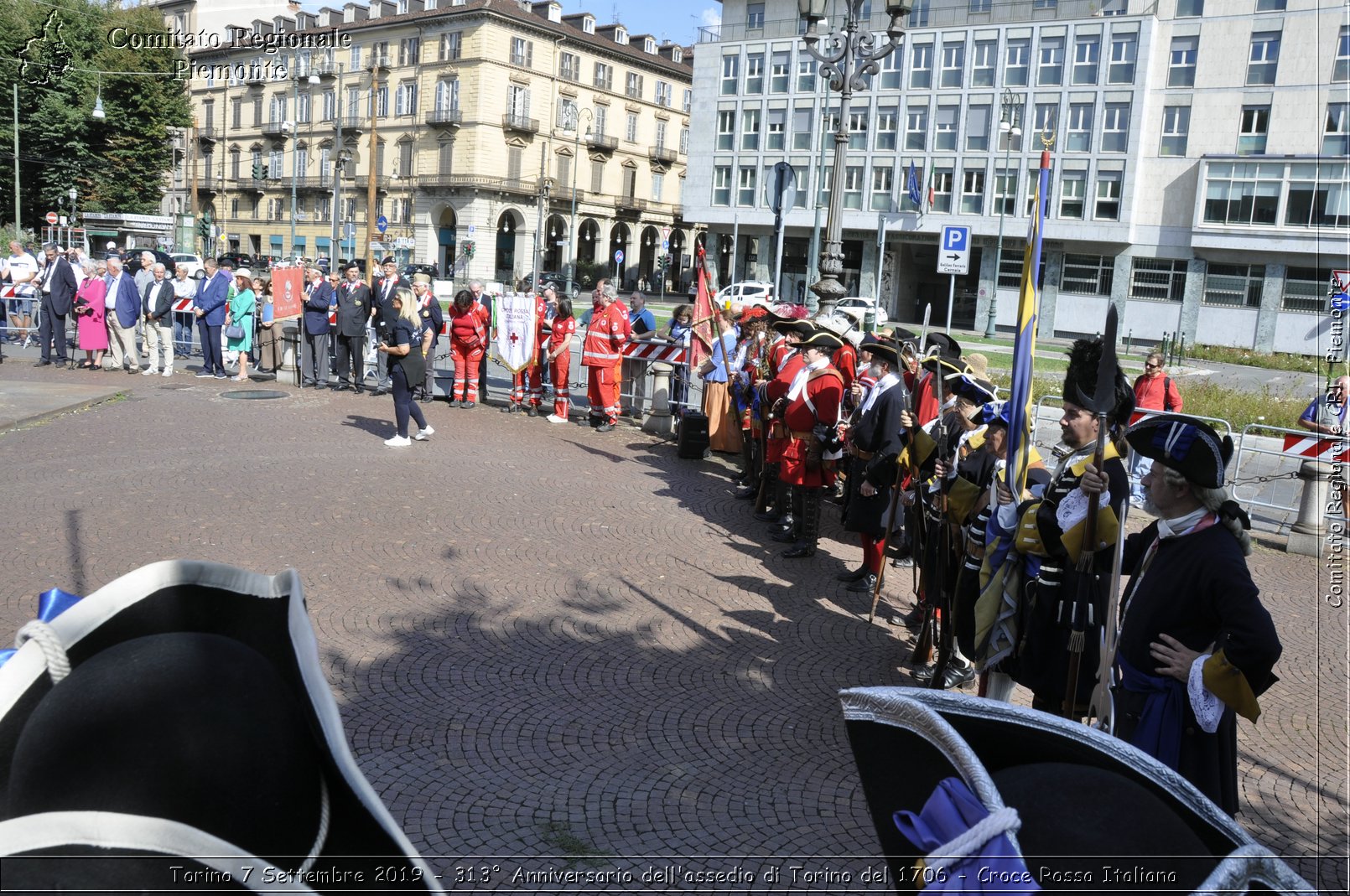 Torino 7 Settembre 2019 - 313 Anniversario dell'assedio di Torino del 1706 - Croce Rossa Italiana