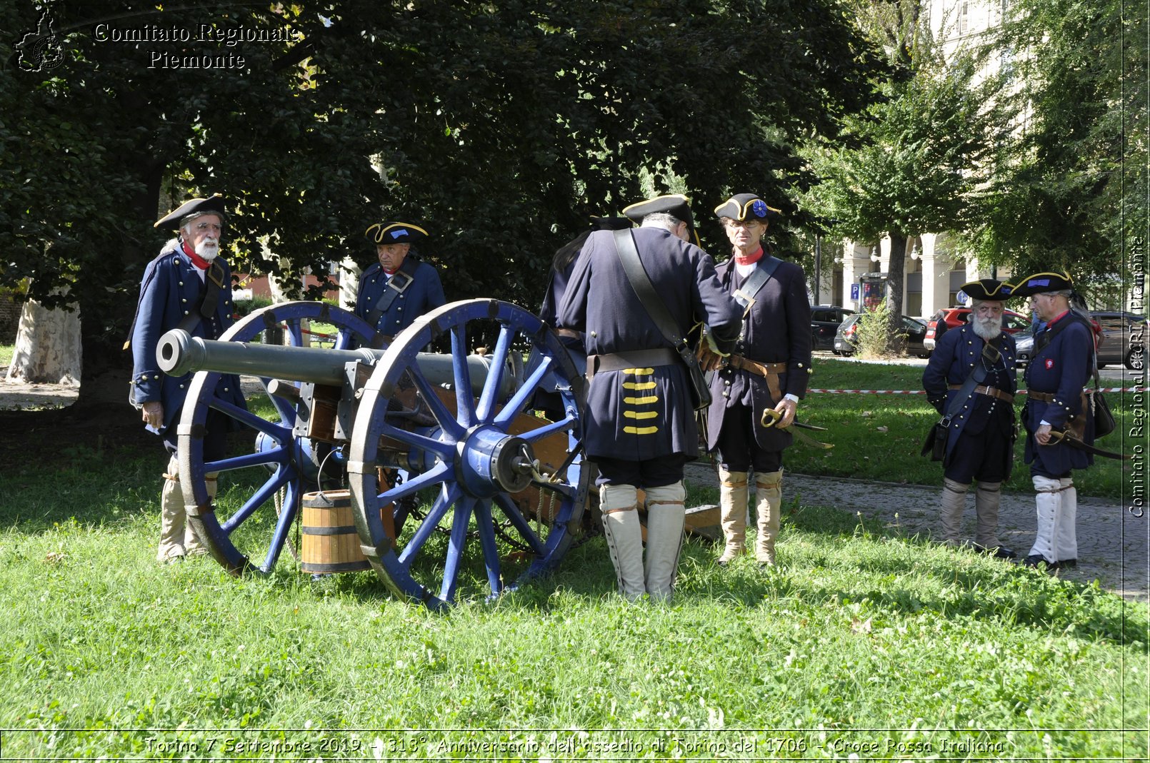 Torino 7 Settembre 2019 - 313 Anniversario dell'assedio di Torino del 1706 - Croce Rossa Italiana