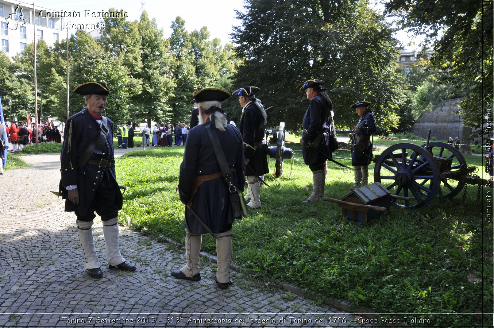 Torino 7 Settembre 2019 - 313 Anniversario dell'assedio di Torino del 1706 - Croce Rossa Italiana