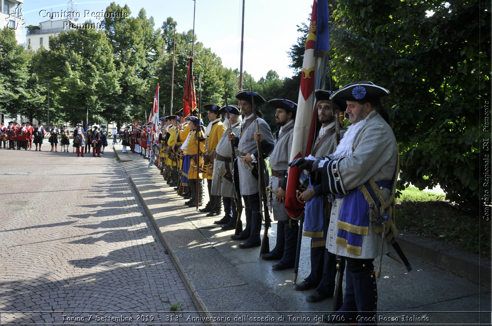 Torino 7 Settembre 2019 - 313 Anniversario dell'assedio di Torino del 1706 - Croce Rossa Italiana