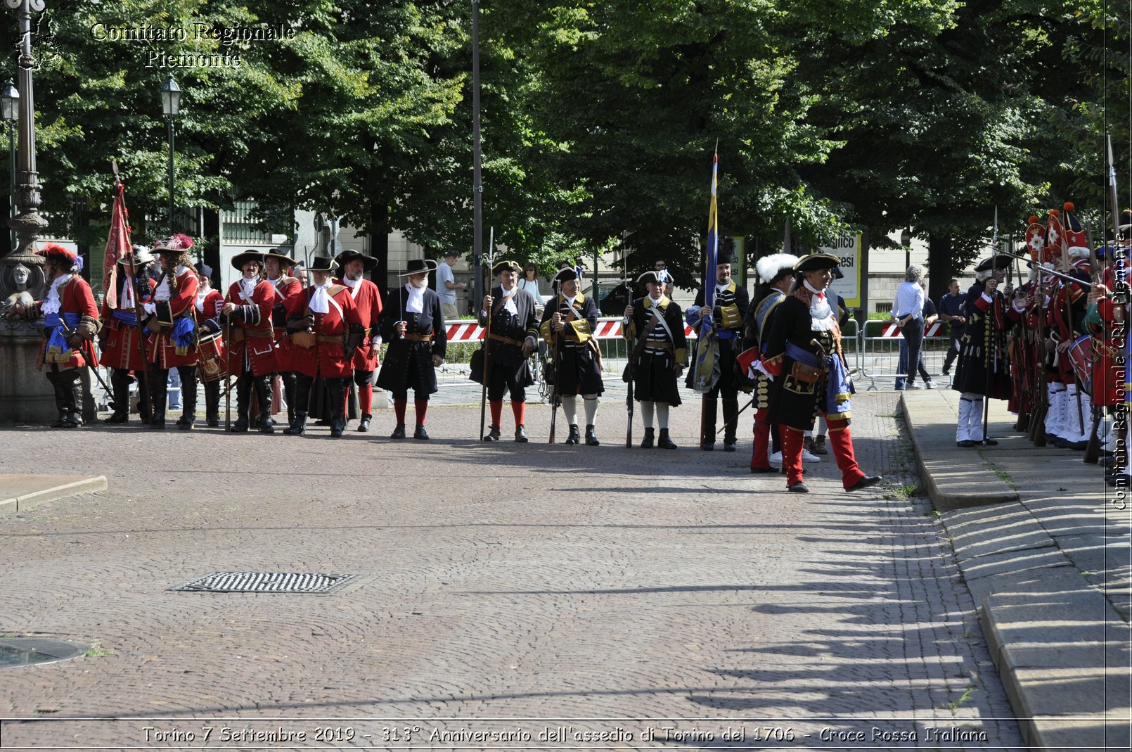 Torino 7 Settembre 2019 - 313 Anniversario dell'assedio di Torino del 1706 - Croce Rossa Italiana