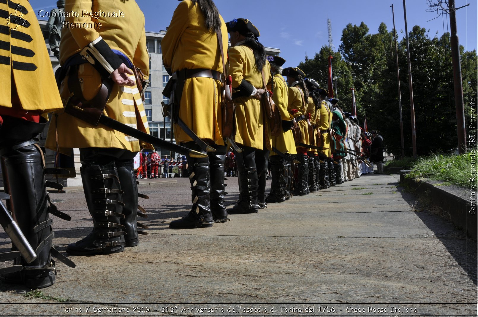 Torino 7 Settembre 2019 - 313 Anniversario dell'assedio di Torino del 1706 - Croce Rossa Italiana