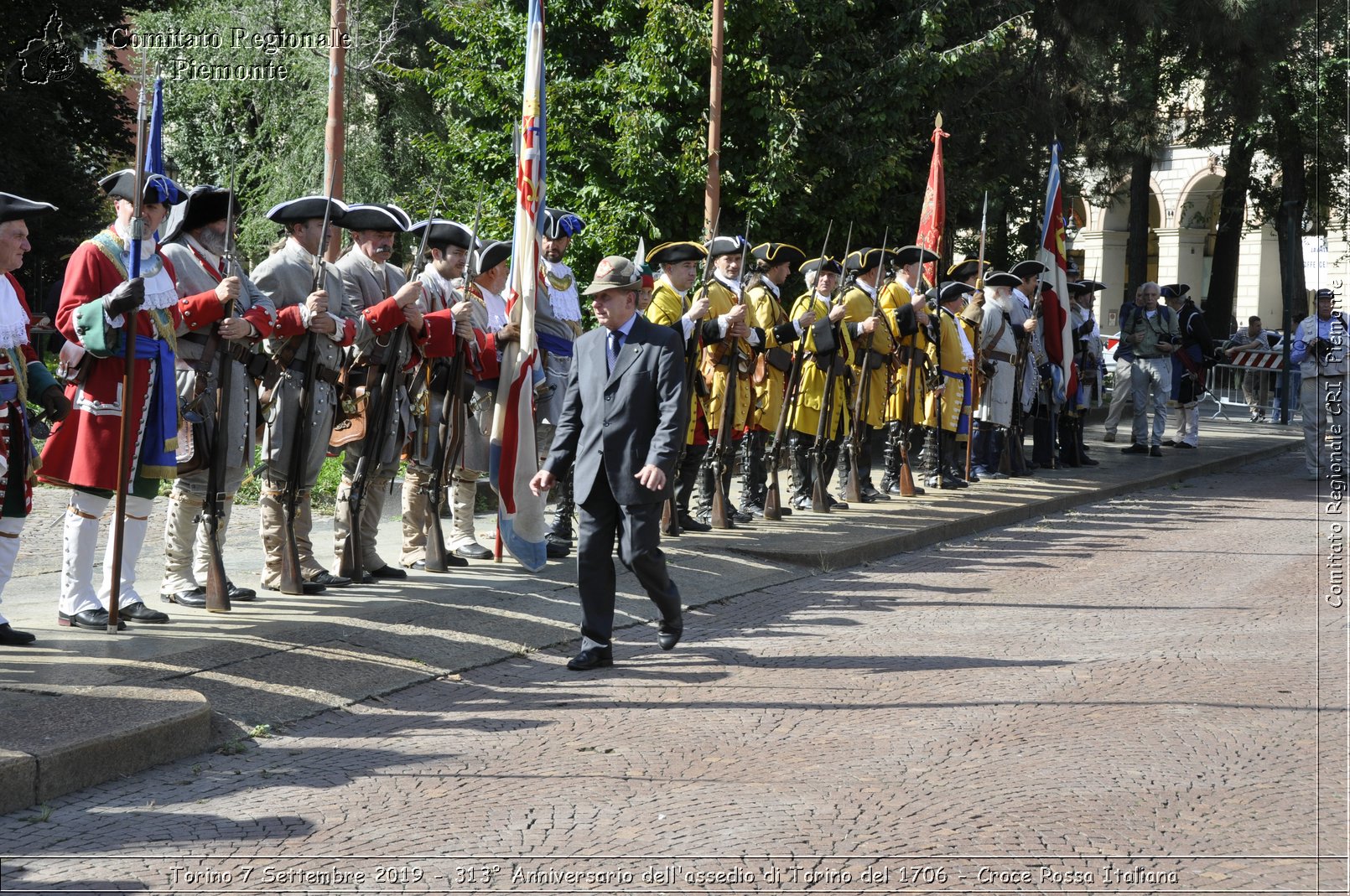 Torino 7 Settembre 2019 - 313 Anniversario dell'assedio di Torino del 1706 - Croce Rossa Italiana