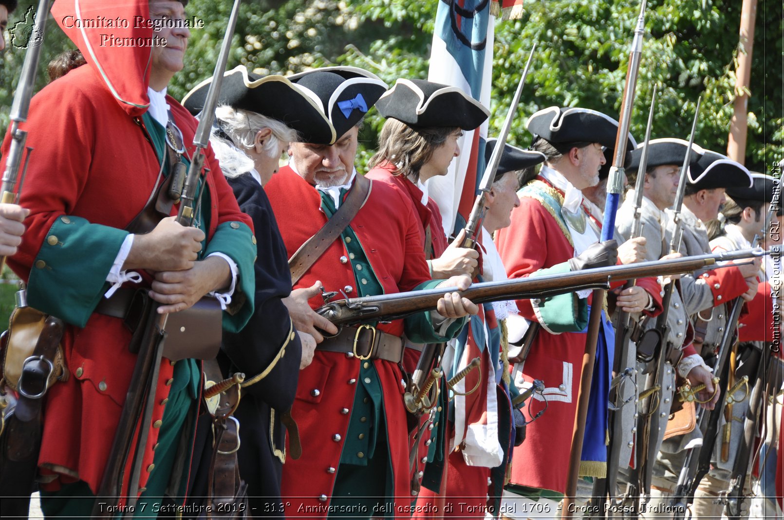 Torino 7 Settembre 2019 - 313 Anniversario dell'assedio di Torino del 1706 - Croce Rossa Italiana