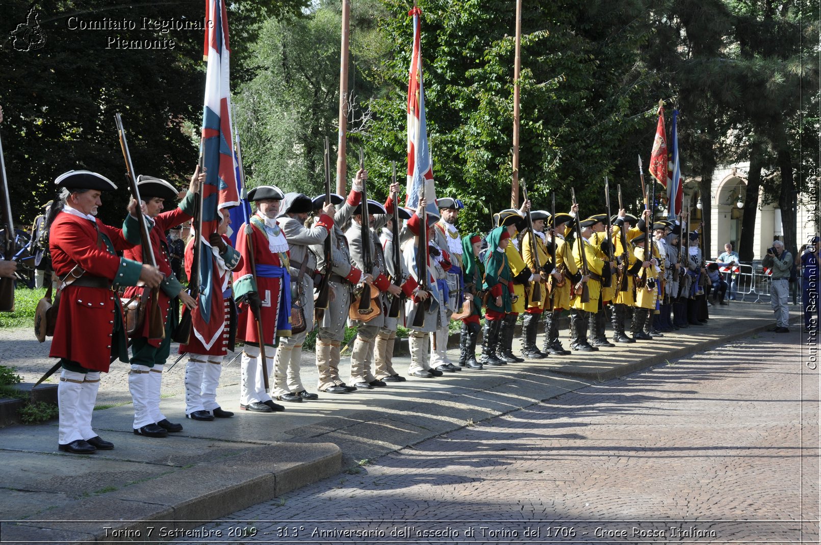 Torino 7 Settembre 2019 - 313 Anniversario dell'assedio di Torino del 1706 - Croce Rossa Italiana