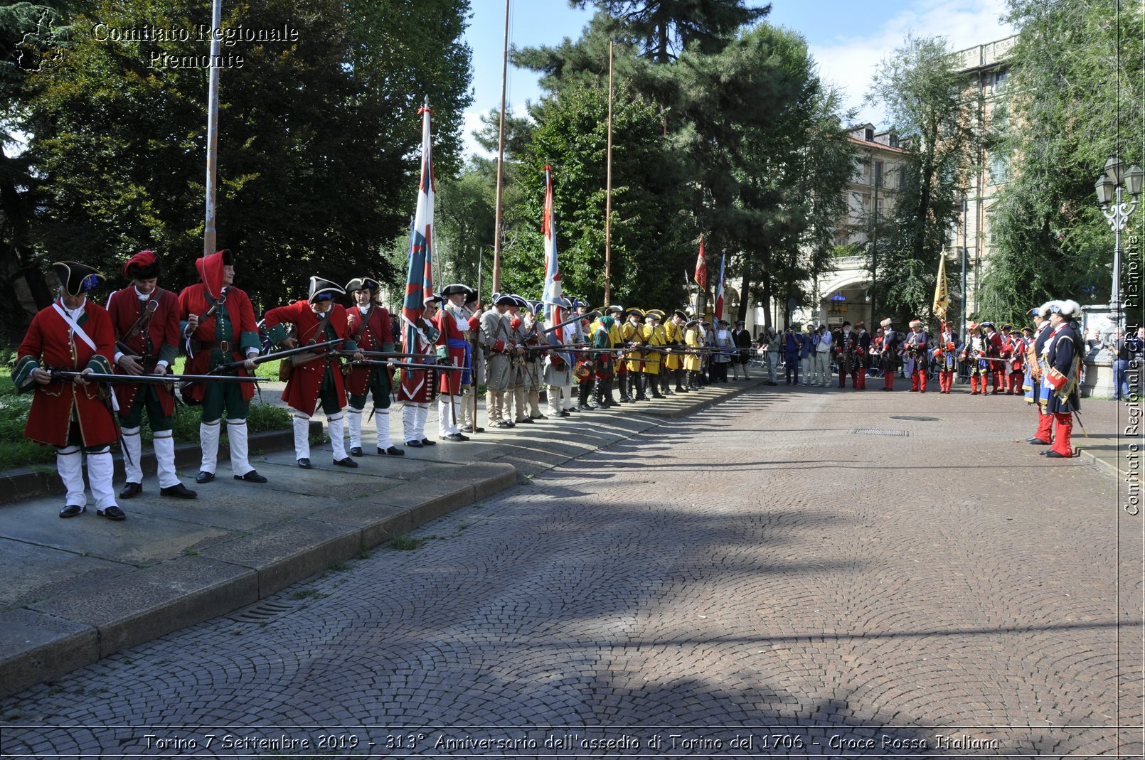 Torino 7 Settembre 2019 - 313 Anniversario dell'assedio di Torino del 1706 - Croce Rossa Italiana