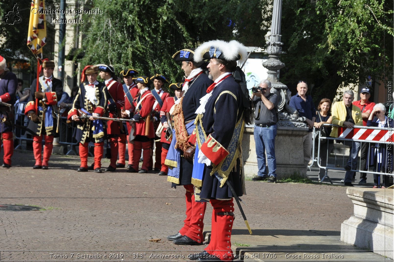 Torino 7 Settembre 2019 - 313 Anniversario dell'assedio di Torino del 1706 - Croce Rossa Italiana