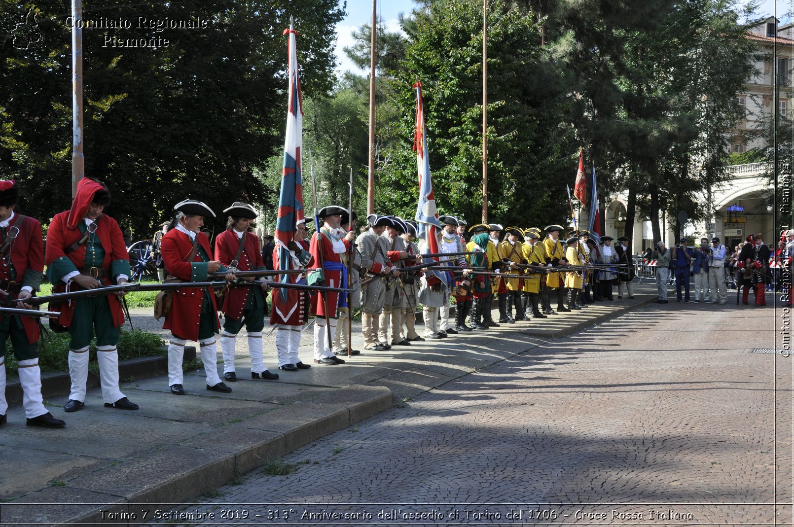 Torino 7 Settembre 2019 - 313 Anniversario dell'assedio di Torino del 1706 - Croce Rossa Italiana