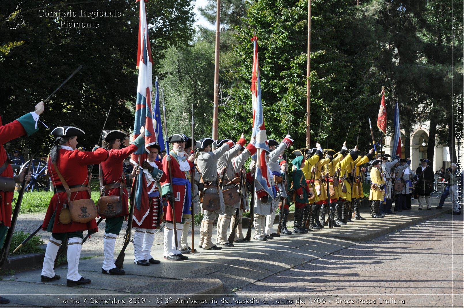 Torino 7 Settembre 2019 - 313 Anniversario dell'assedio di Torino del 1706 - Croce Rossa Italiana