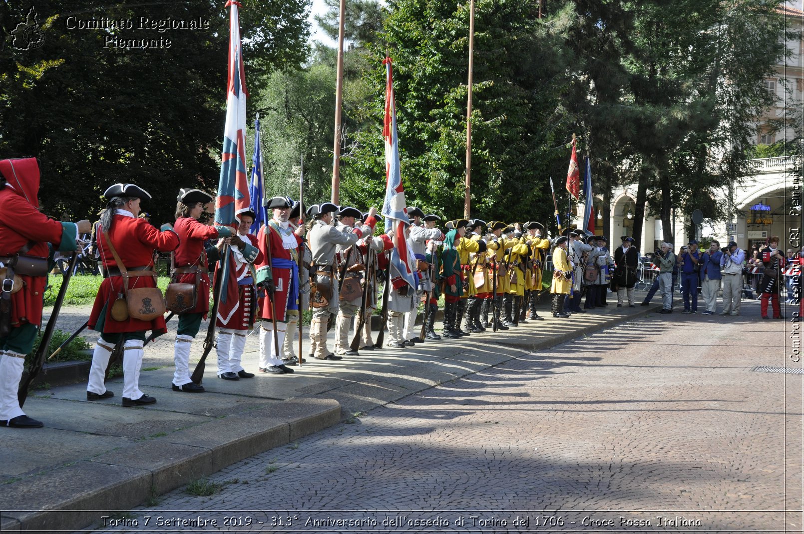 Torino 7 Settembre 2019 - 313 Anniversario dell'assedio di Torino del 1706 - Croce Rossa Italiana