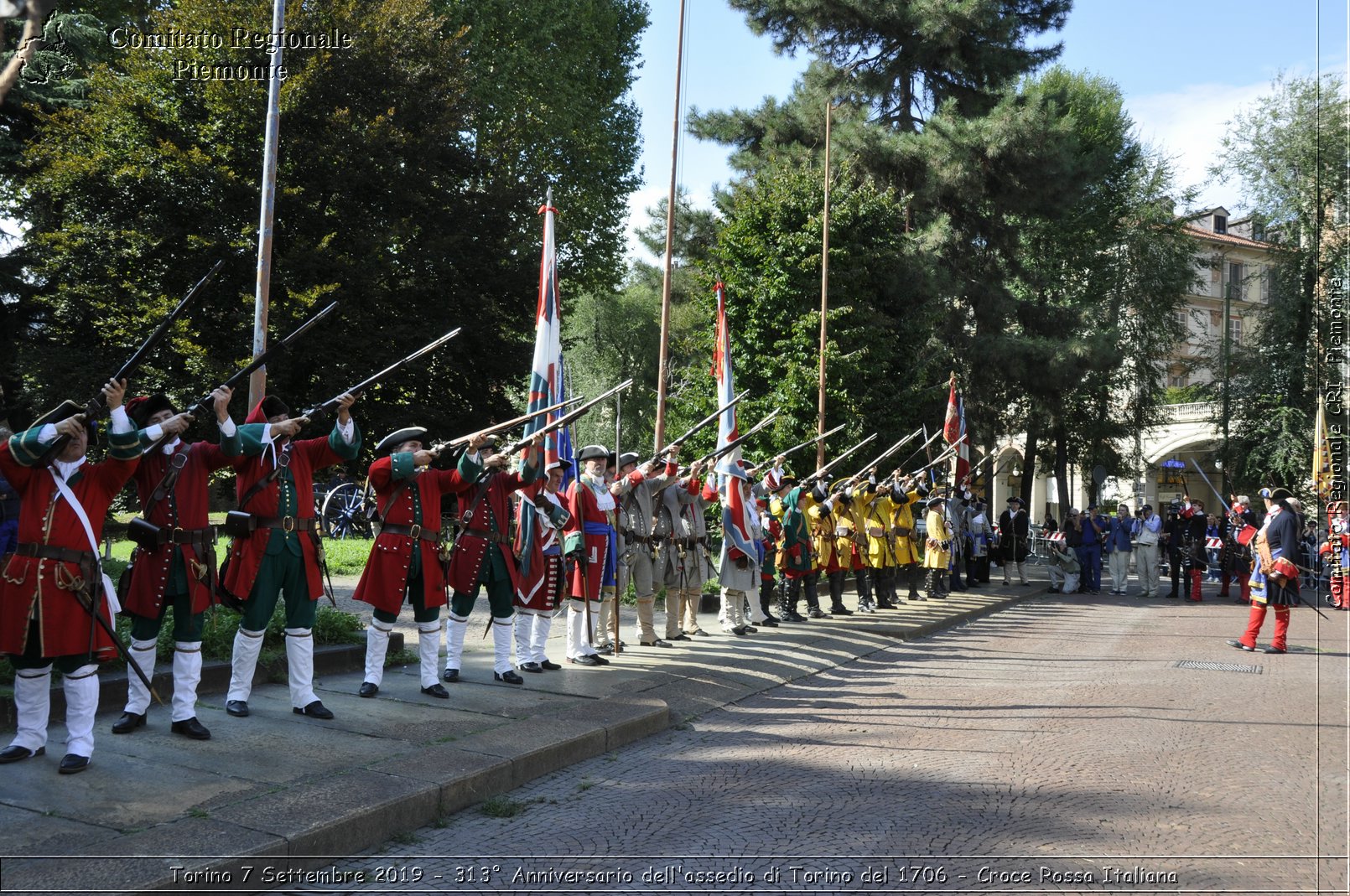 Torino 7 Settembre 2019 - 313 Anniversario dell'assedio di Torino del 1706 - Croce Rossa Italiana