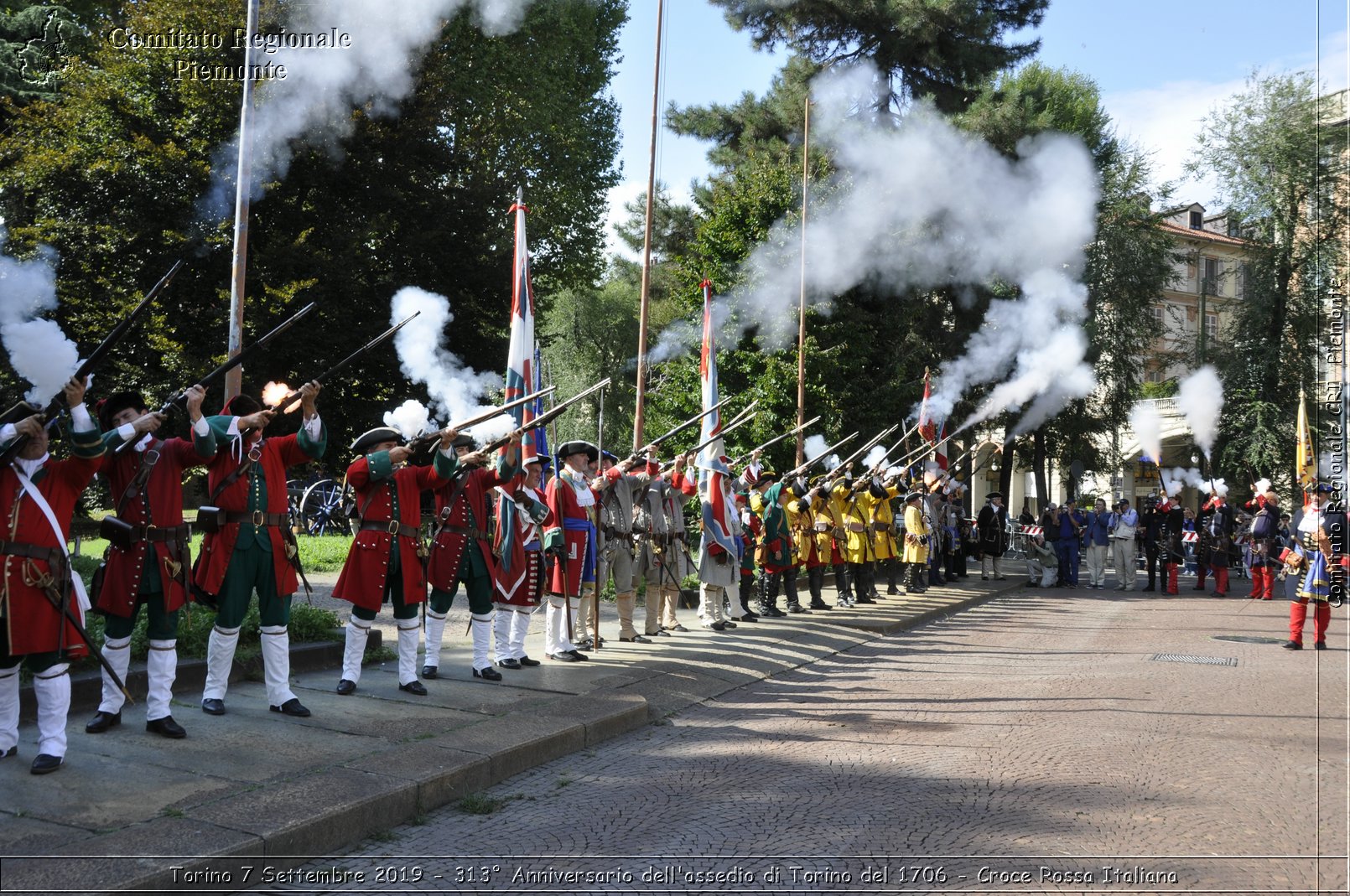 Torino 7 Settembre 2019 - 313 Anniversario dell'assedio di Torino del 1706 - Croce Rossa Italiana