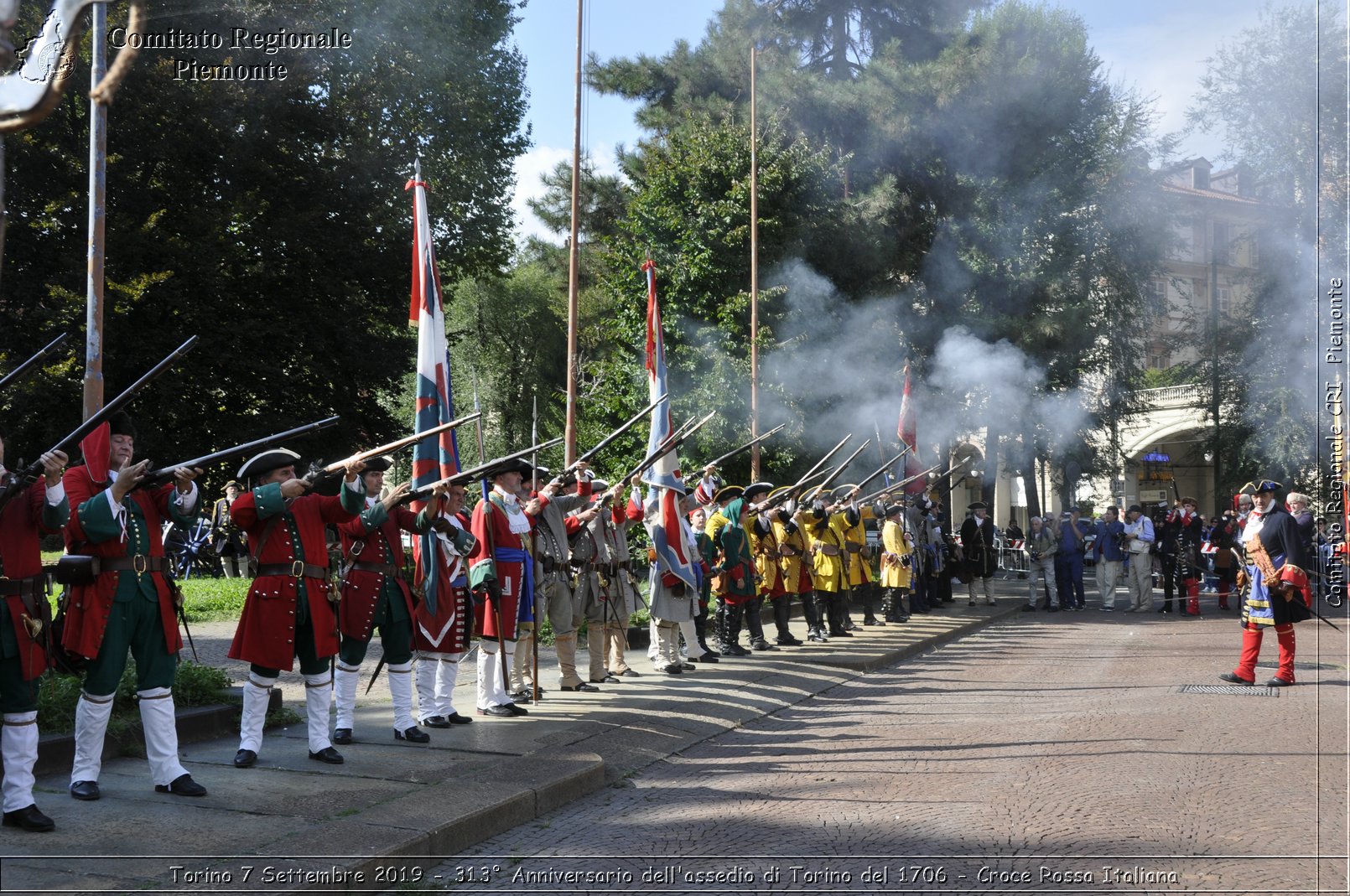 Torino 7 Settembre 2019 - 313 Anniversario dell'assedio di Torino del 1706 - Croce Rossa Italiana