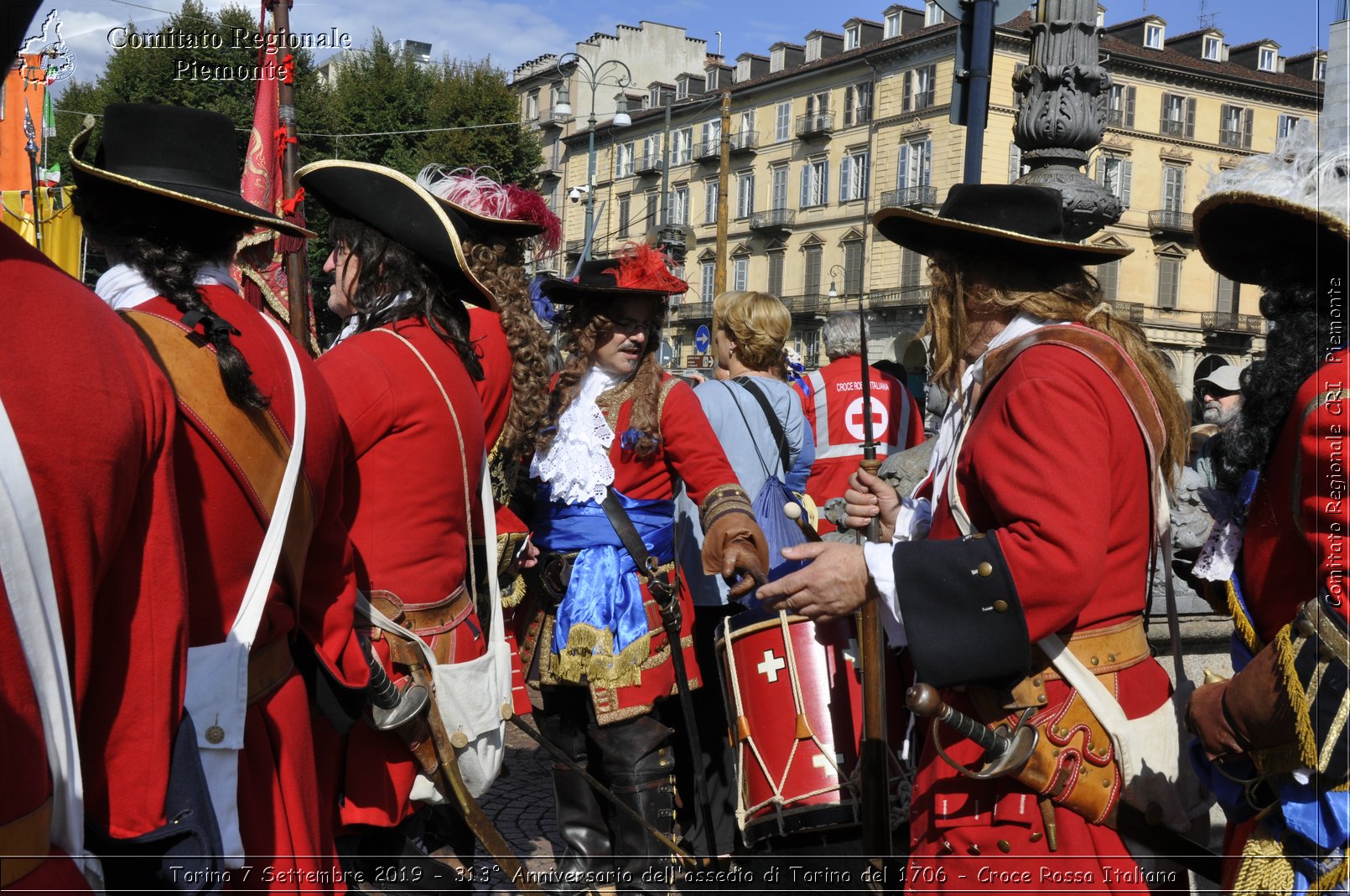 Torino 7 Settembre 2019 - 313 Anniversario dell'assedio di Torino del 1706 - Croce Rossa Italiana