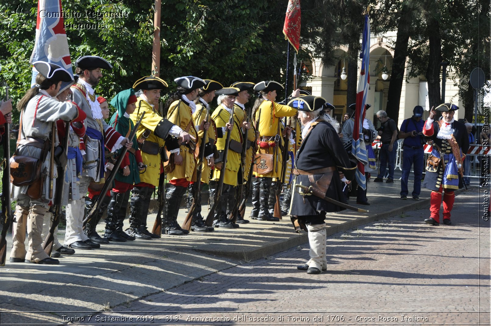 Torino 7 Settembre 2019 - 313 Anniversario dell'assedio di Torino del 1706 - Croce Rossa Italiana