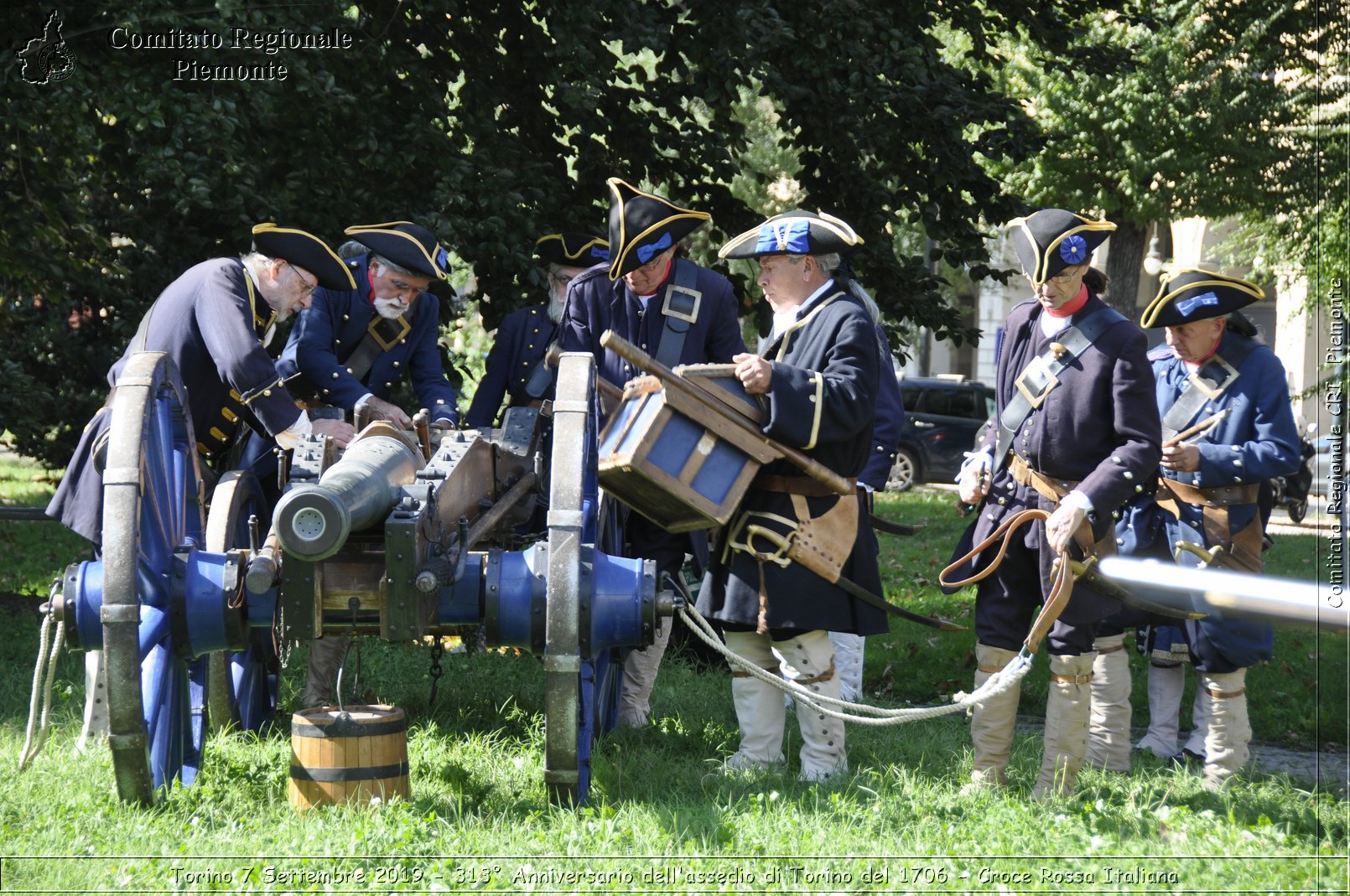 Torino 7 Settembre 2019 - 313 Anniversario dell'assedio di Torino del 1706 - Croce Rossa Italiana