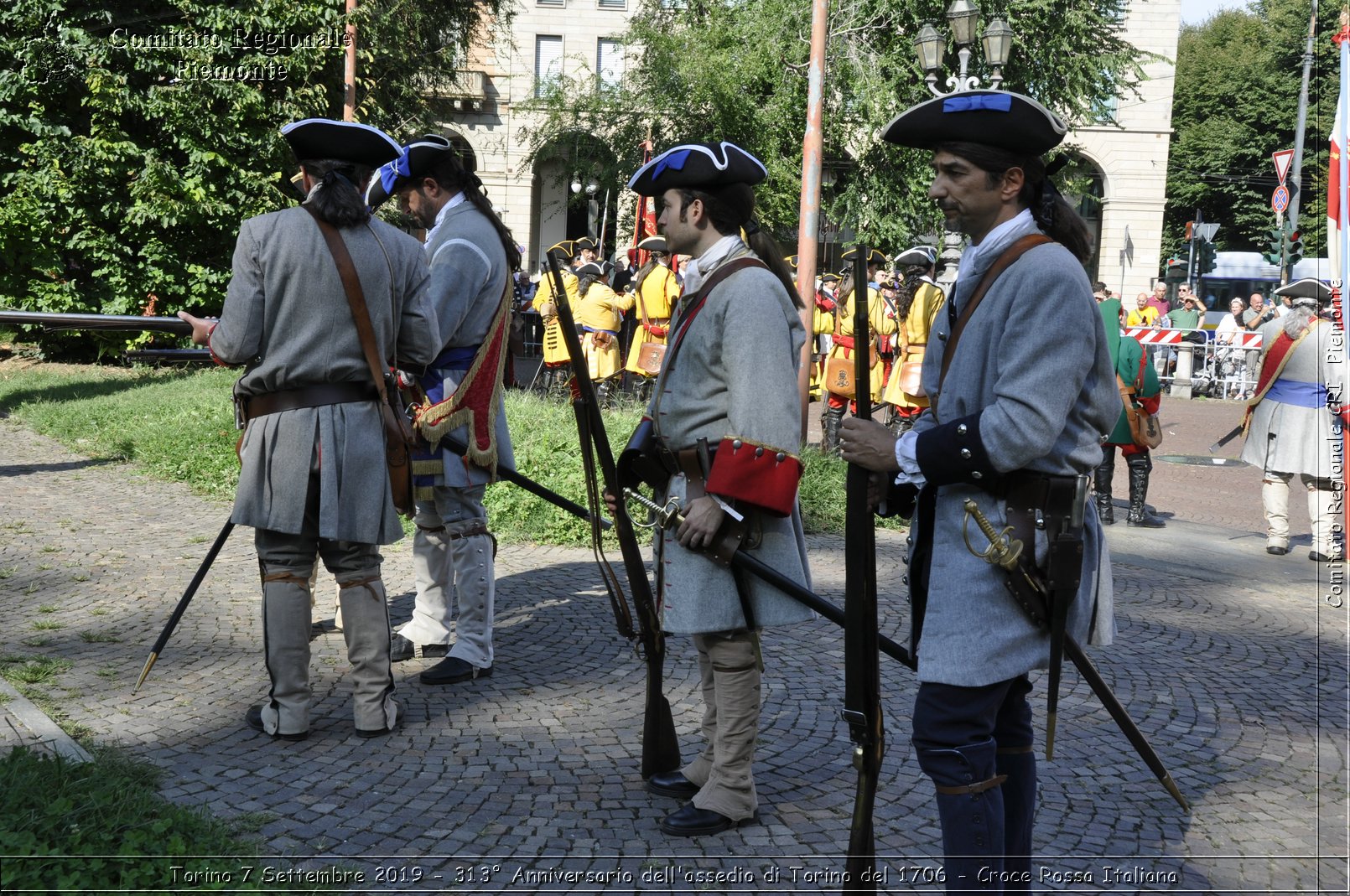 Torino 7 Settembre 2019 - 313 Anniversario dell'assedio di Torino del 1706 - Croce Rossa Italiana